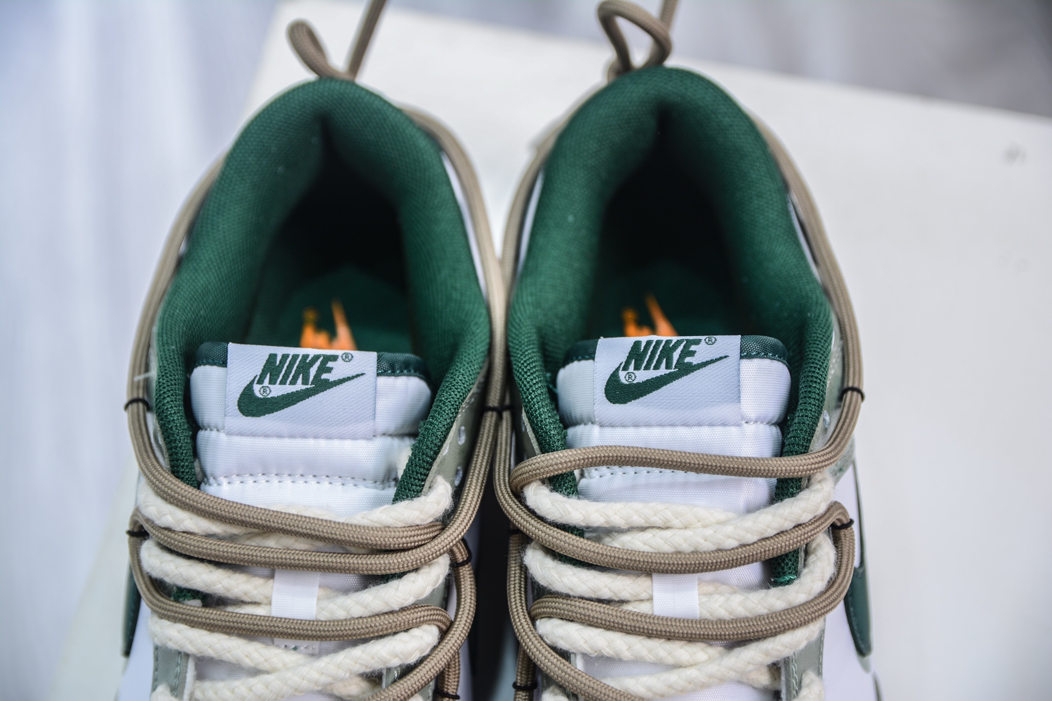 YC纯原 NK Dunk Low 青竹林 绿白 此款设计灵感源于蝴蝶青竹林 DD1391-101