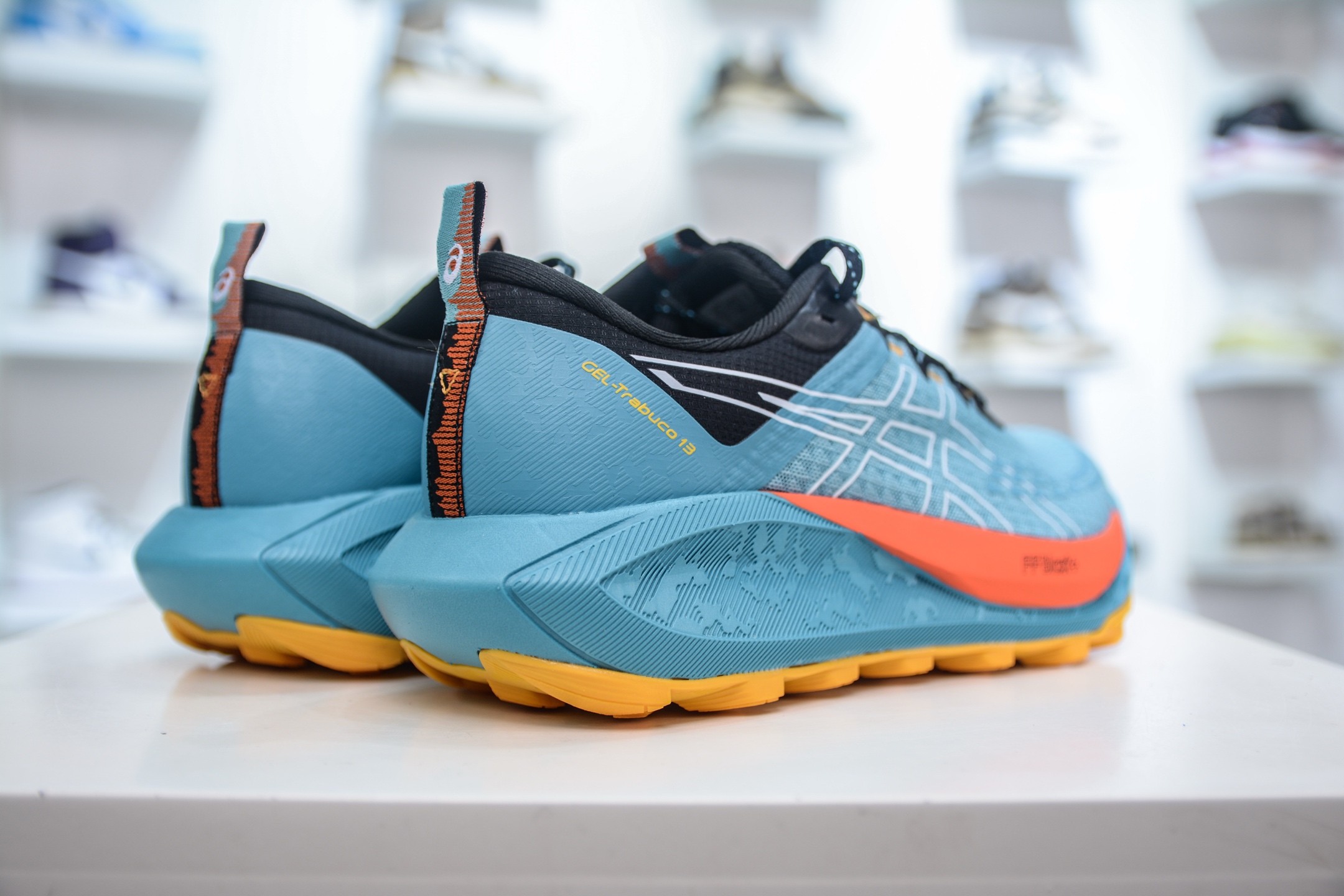 Asics Gel-Trabuco 13 复古亚瑟士透气休闲鞋缓震男子耐磨跑步鞋 1011B973-400