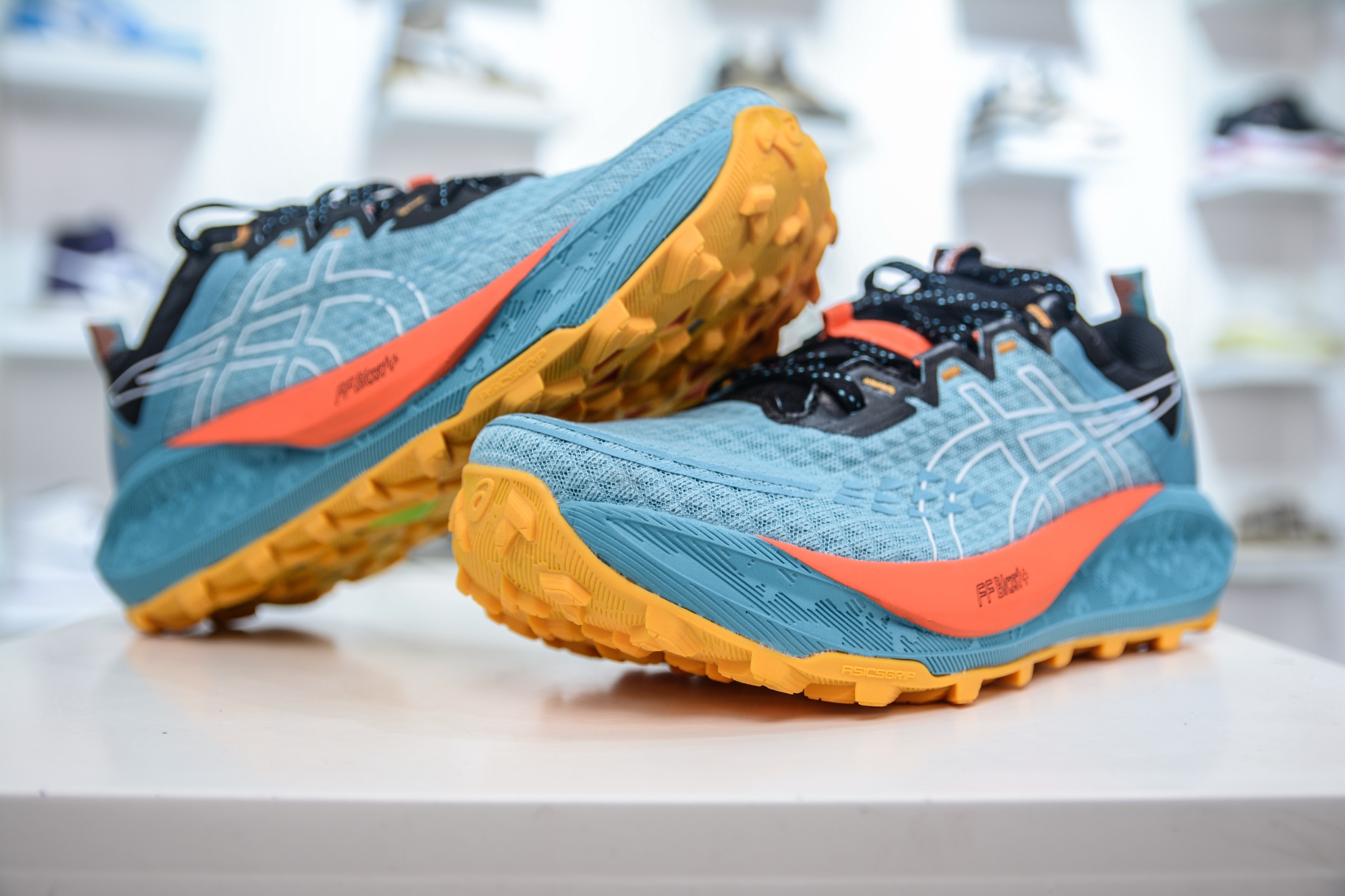 Asics Gel-Trabuco 13 复古亚瑟士透气休闲鞋缓震男子耐磨跑步鞋 1011B973-400