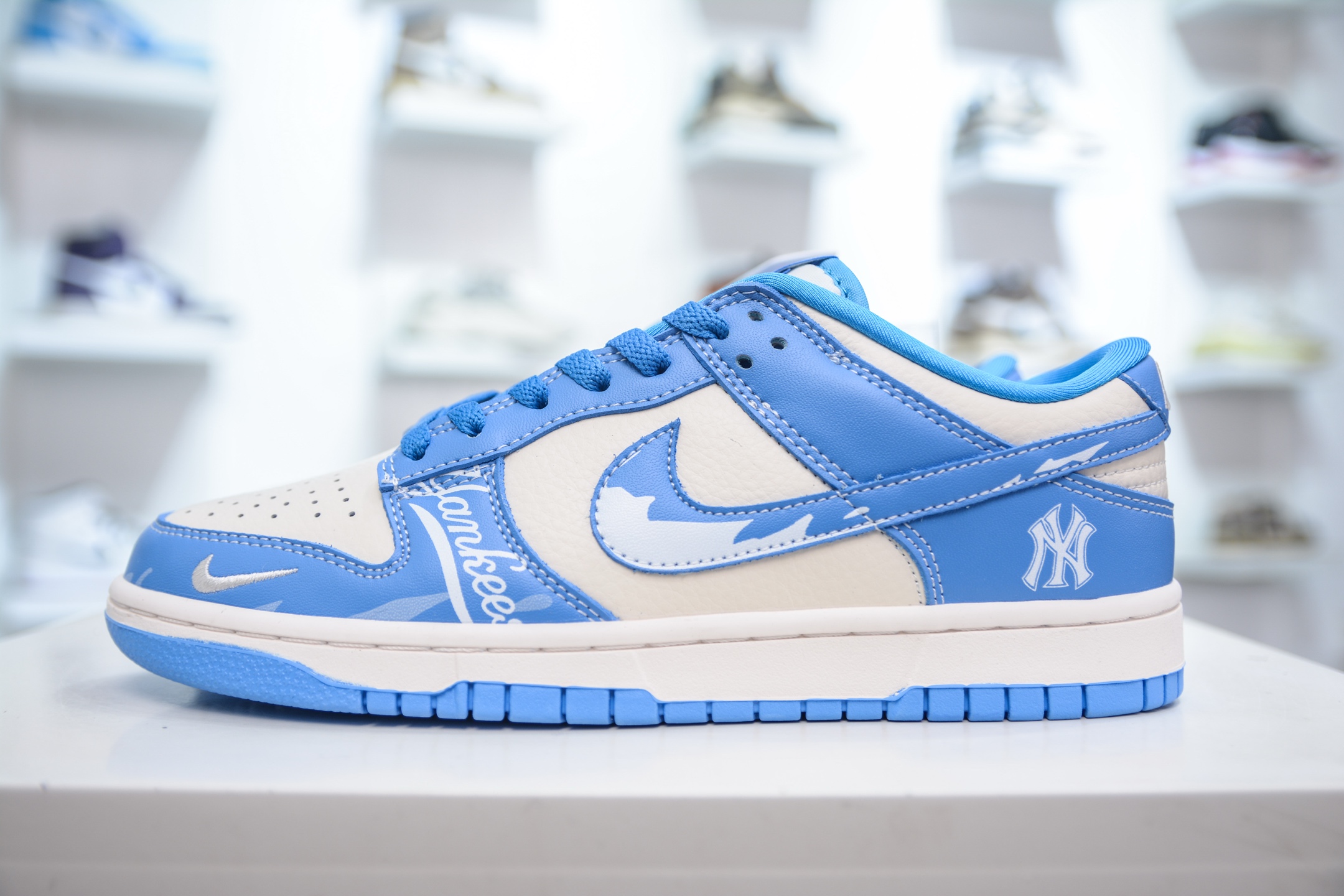 280 Nike SB Dunk Low x MLB 洋基队联名-白蓝 KK1333-036