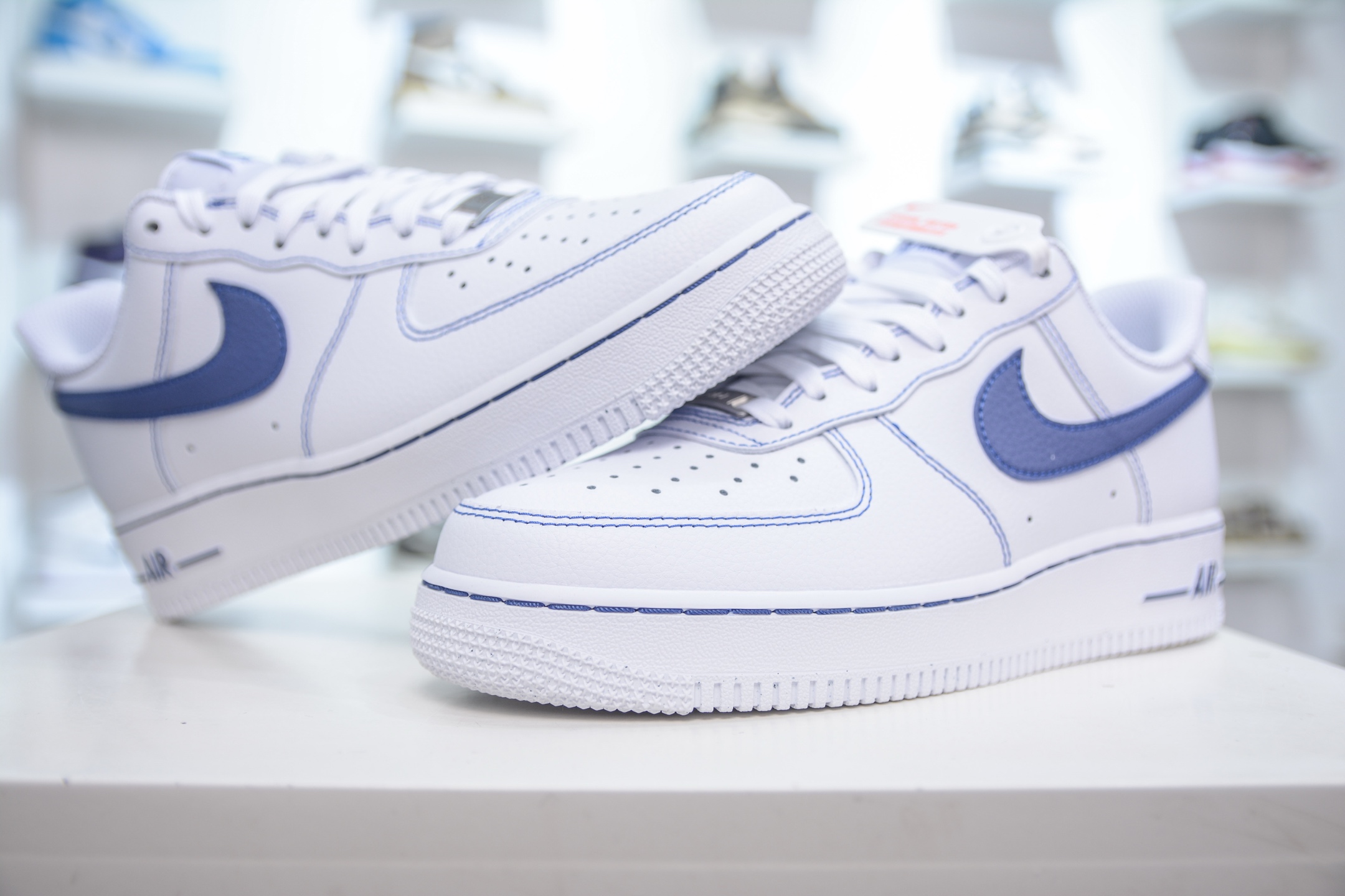 HY版纯原 Nike Air Force 1 Low 07 白蓝 HQ2037-100