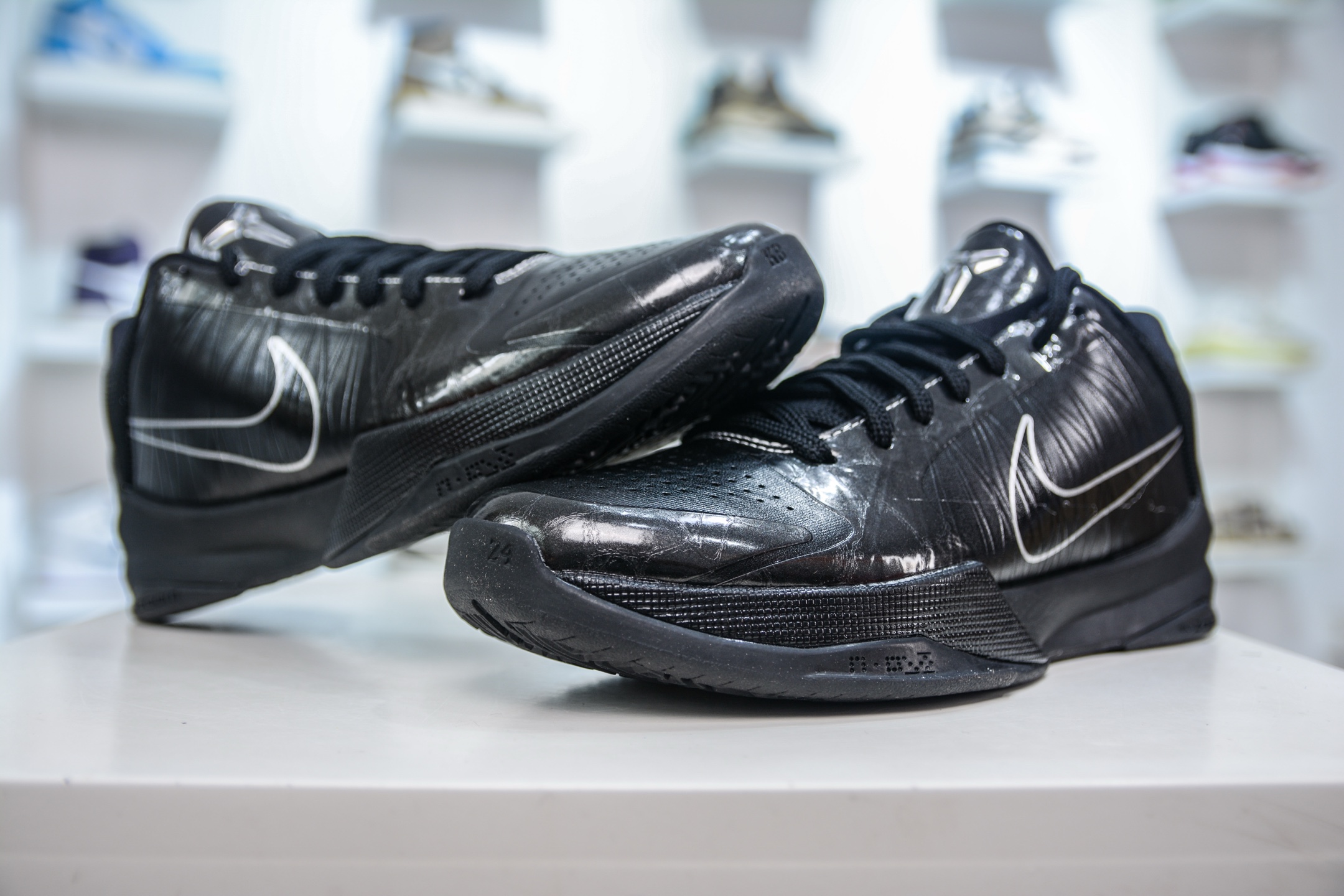380 TOP纯原 NK Zoom Kobe 5 黑武士 Zoom Turbo气垫后掌EVA缓震 实战配置直接拉满 386430-003