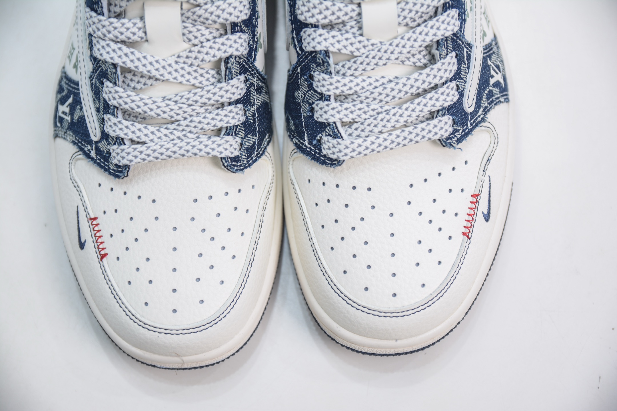 270 TS x Air Jordan x Louis Vuitton AJ1 Low 倒钩低帮LV联名-白蓝牛仔布 YX5066-326