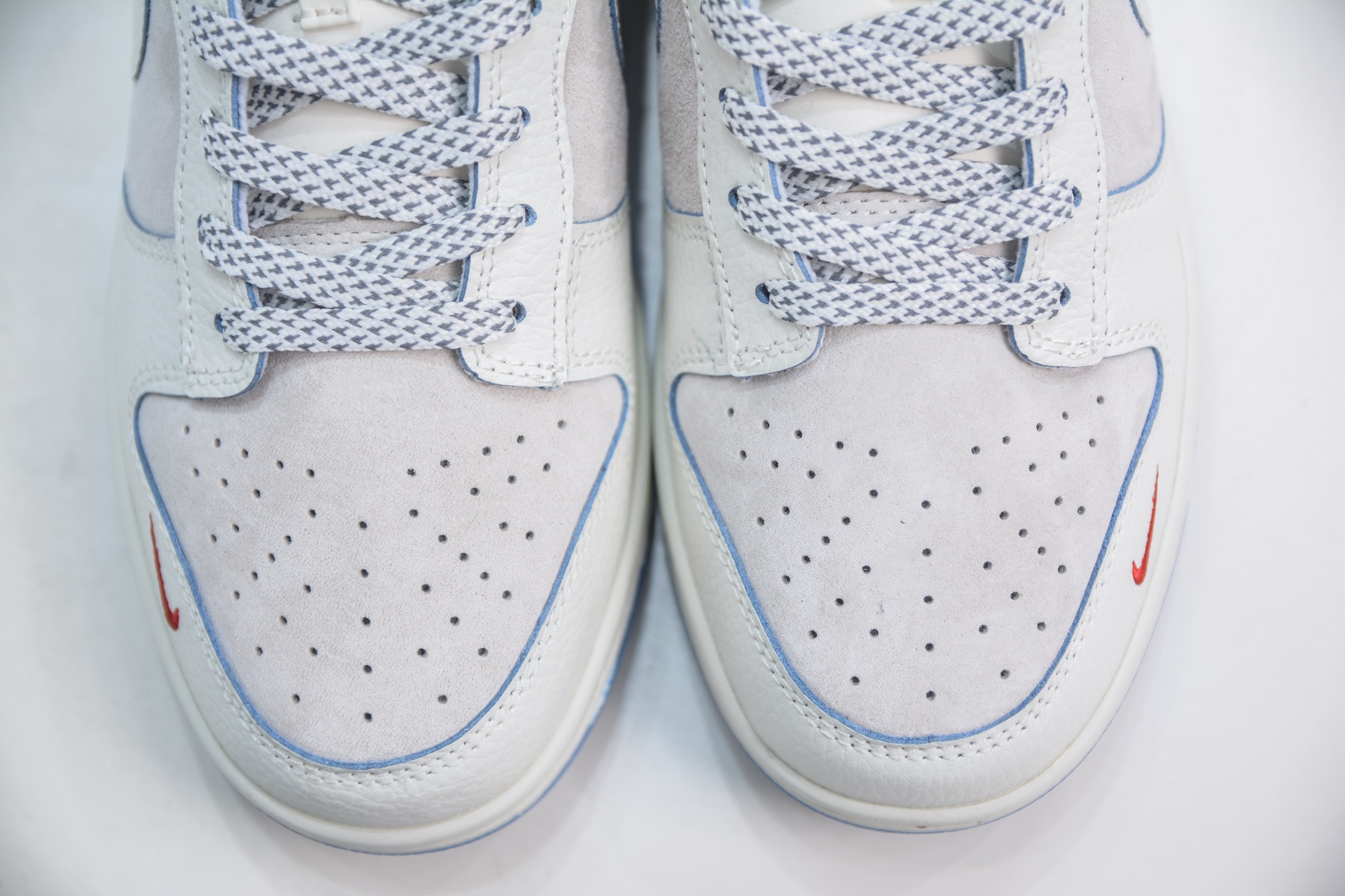 280 Nike SB Dunk Low x Supreme SUP联名-白蓝红三小钩 SC9207-411