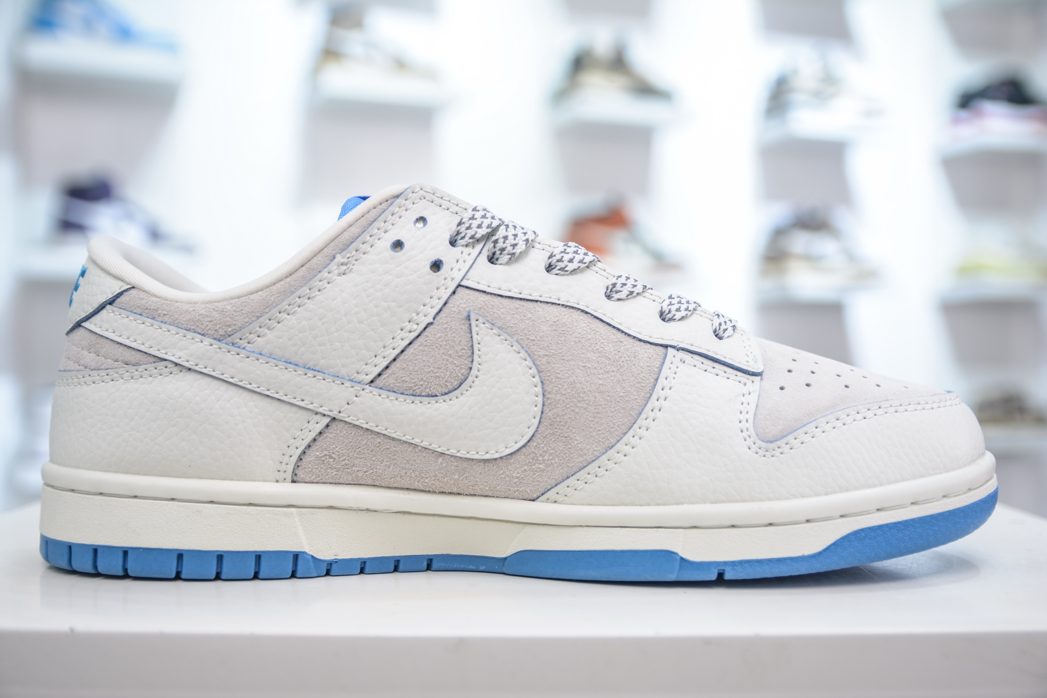 280 Nike SB Dunk Low x Supreme SUP联名-白蓝红三小钩 SC9207-411