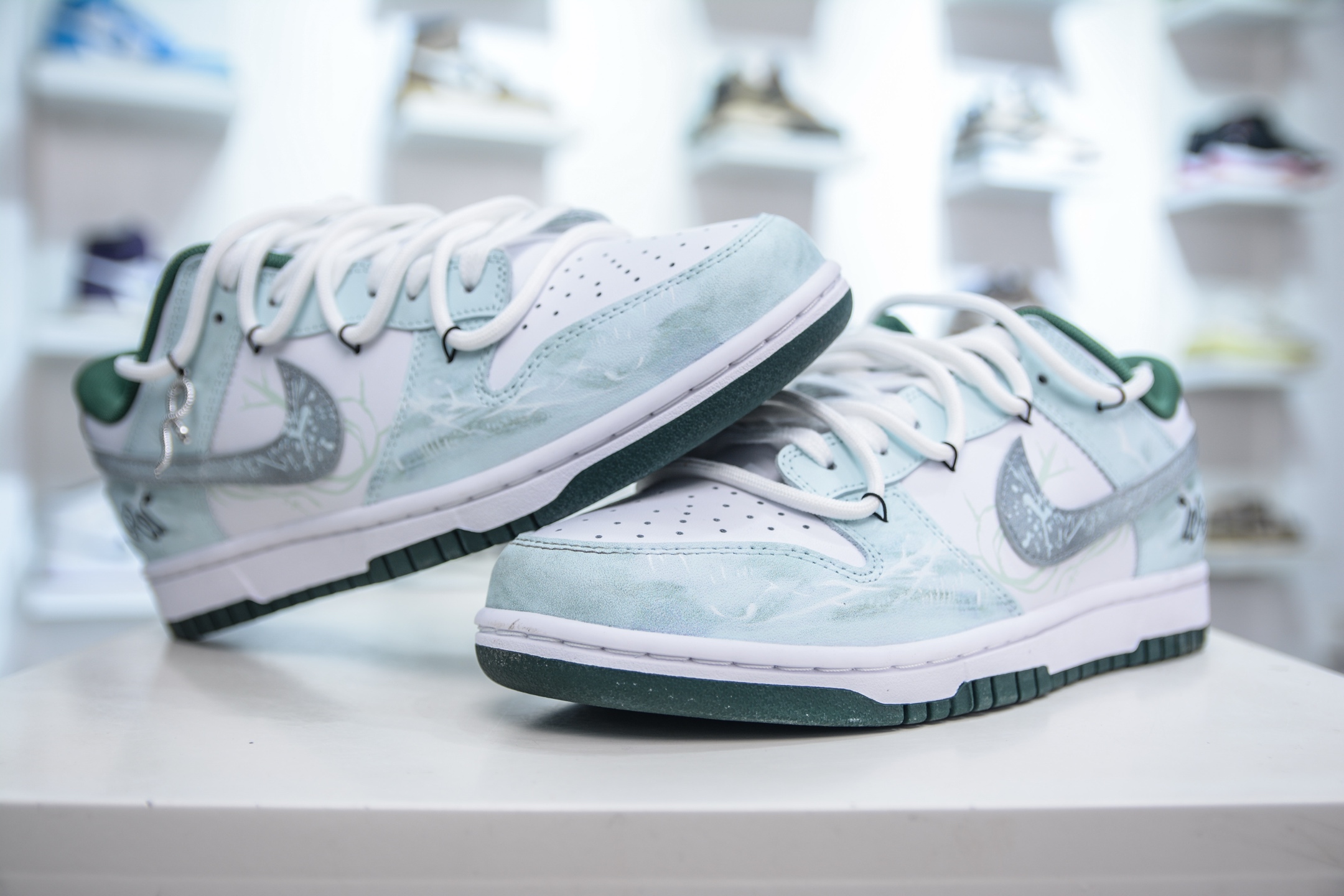 280 YC纯原 NK Dunk Low 青花蛇骨 国风 淡雅 淡青色 DD1391-101