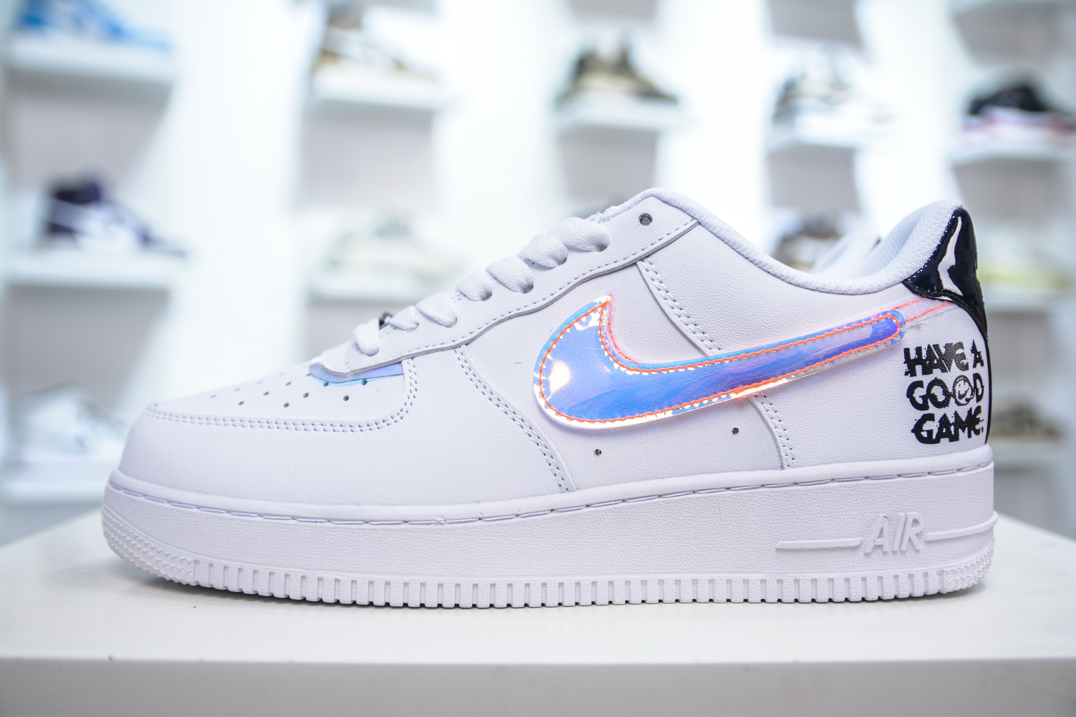 180 PB版 NikeAir Force 1 Low 镭射电玩 空军一号低帮百搭休闲运动板鞋 DC0710-191