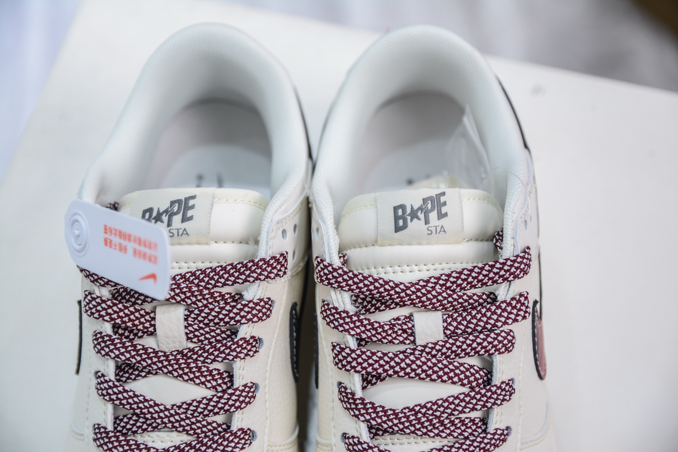 280 Nike SB Dunk Low x BAPE 猿人头联名-涂鸦红勾 JJ2508-561