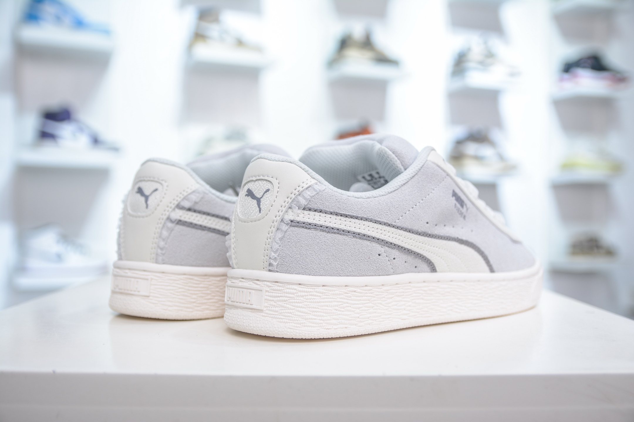  
PUMA Suede Low XLBlack Sliver 彪马经典明星系列低帮面包风复古百搭休闲运