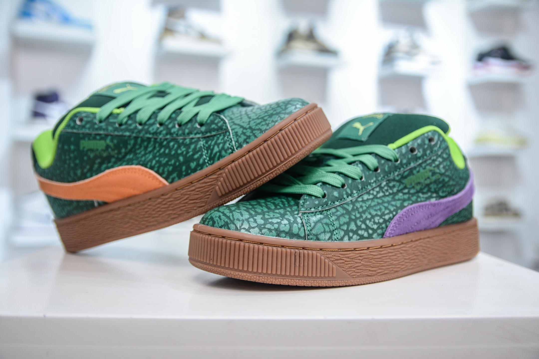 PUMA Suede Low XLBlack Sliver 彪马经典明星系列低帮面包风复古百搭休闲运动