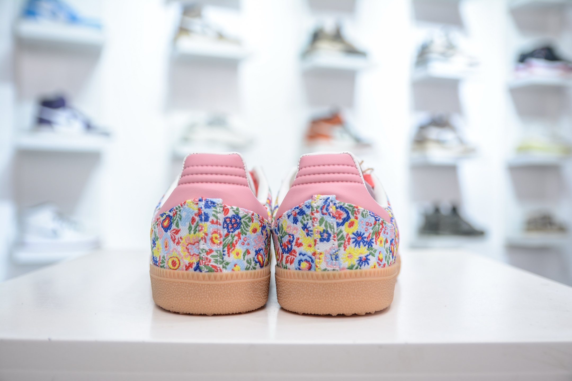 180 Liberty London x adidas originals SAMBA OG 灰粉 JI0280