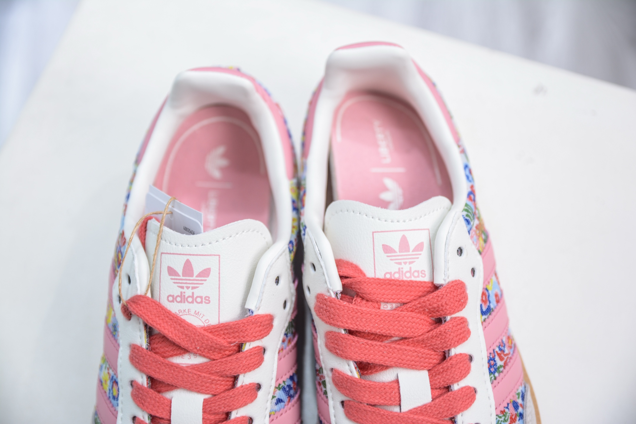 180 Liberty London x adidas originals SAMBA OG 灰粉 JI0280