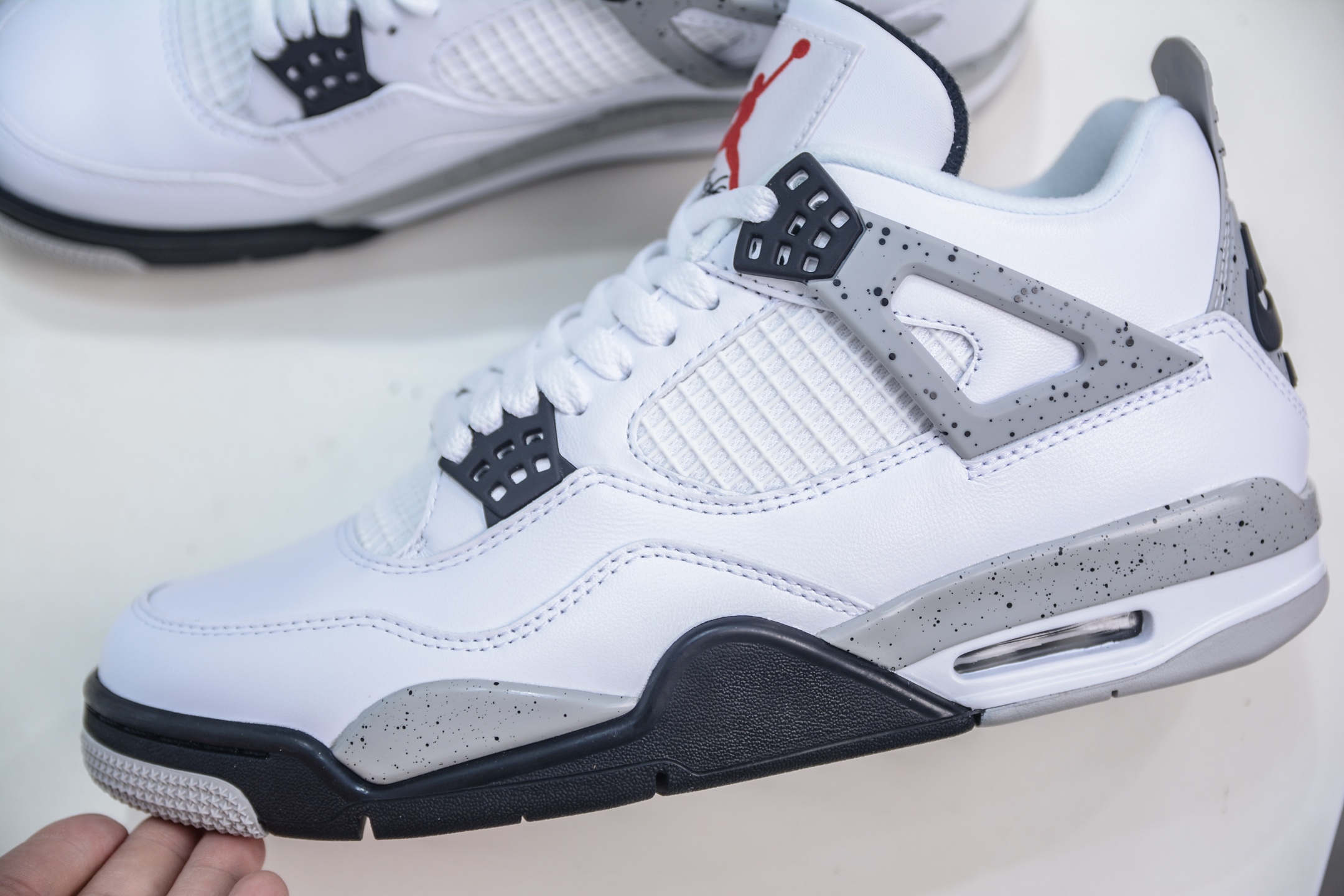  
纯原 Air Jordan 4 Retro OG White Cement AJ4 白水泥 耗时多个
