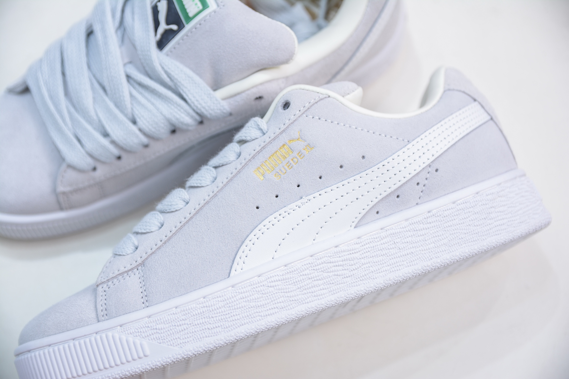 160 PUMA Suede Low XL”Black Sliver” 彪马经典明星系列低帮面包风复古百搭休闲运动板鞋 395205-22