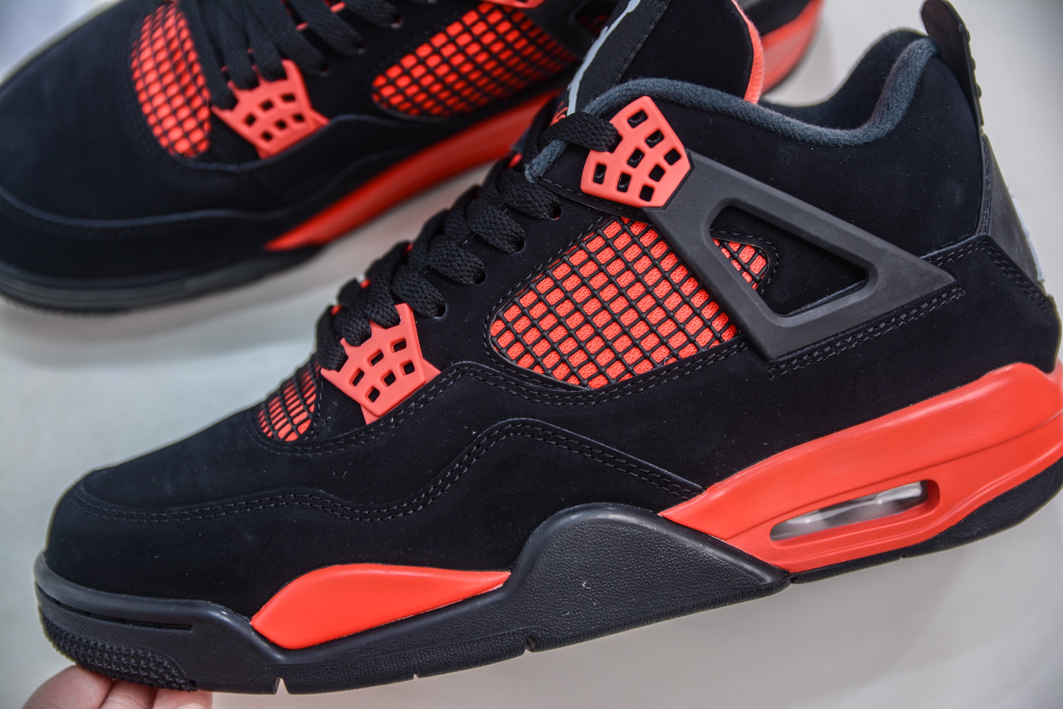 
OG纯原 Air Jordan AJ4 Retro Red Thunder 黑红雷电 耗时多个月巨作 