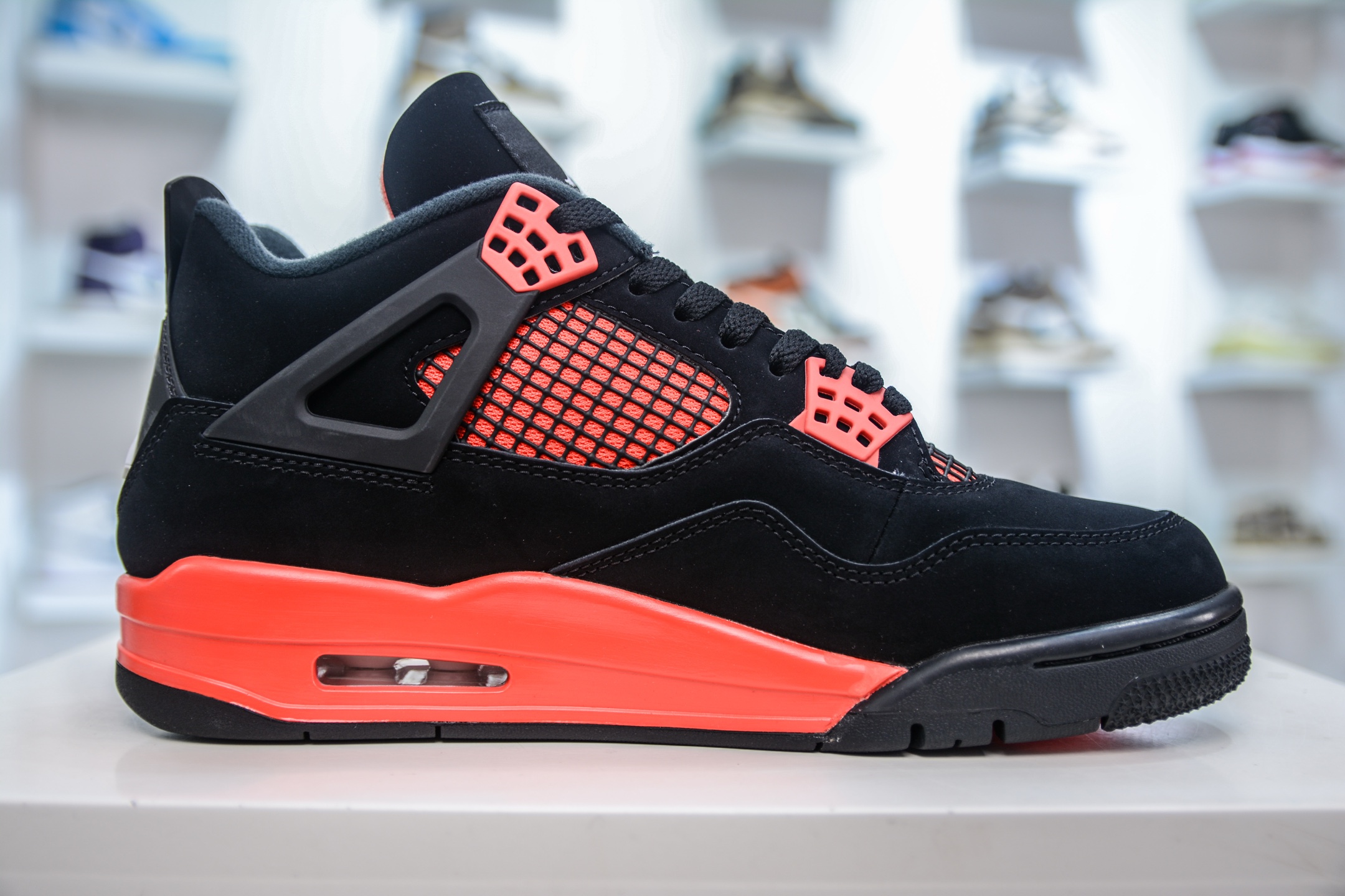 
OG纯原 Air Jordan AJ4 Retro Red Thunder 黑红雷电 耗时多个月巨作 