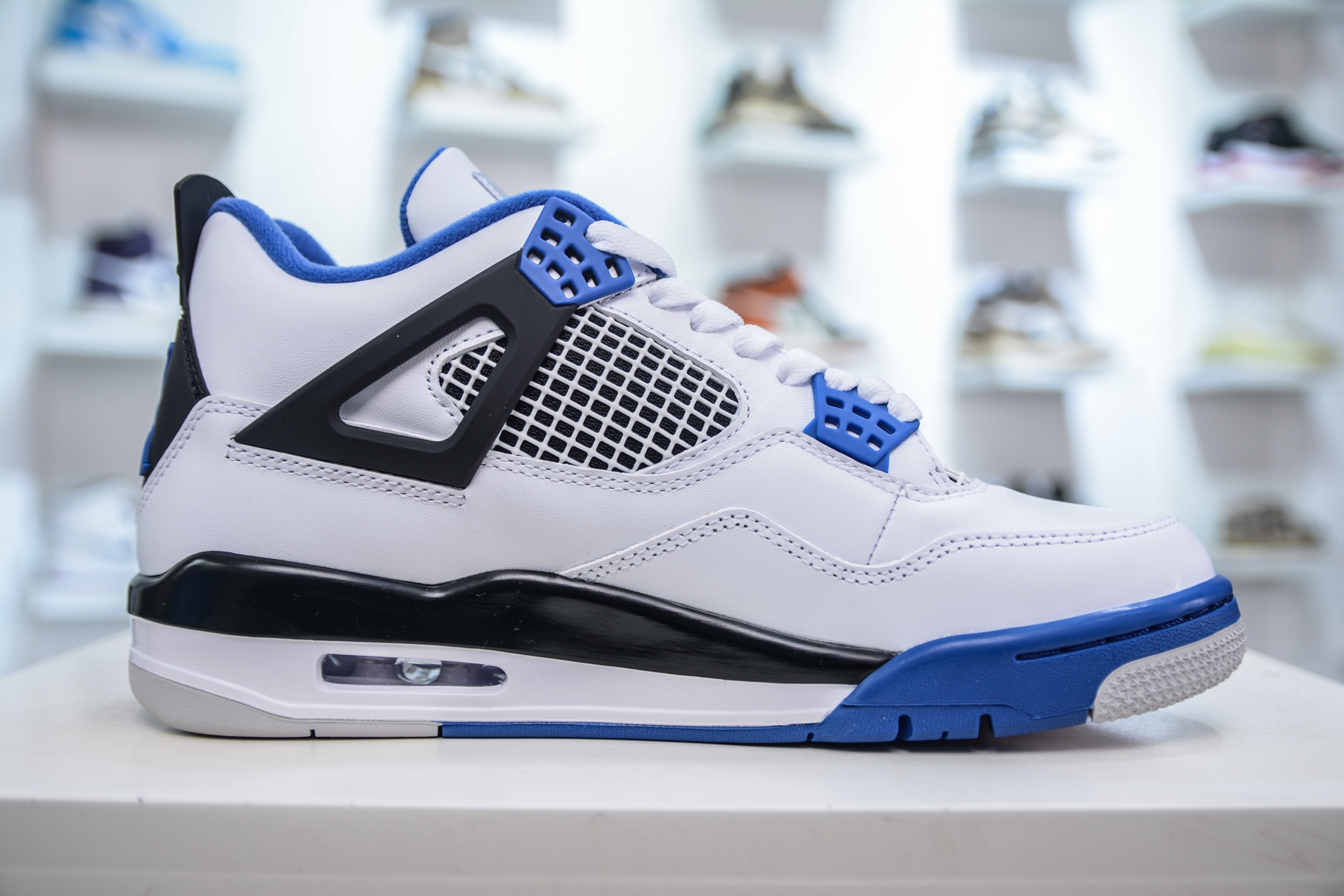 
OG纯原 Air Jordan AJ4 Retro 赛车蓝 耗时多个月巨作 重金购买原楦原纸板 确保原