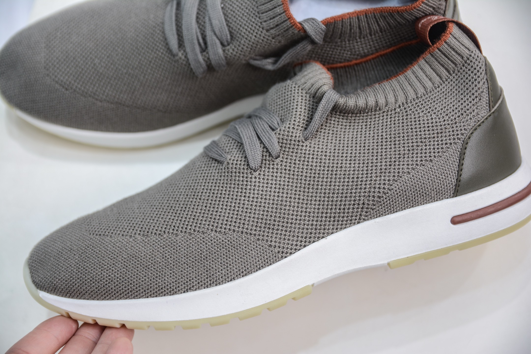 Loro Piana Style Men's Knit Sneakers - Comfortable, Breathable, and Stylish 7 i1747247871590 3496 0 6