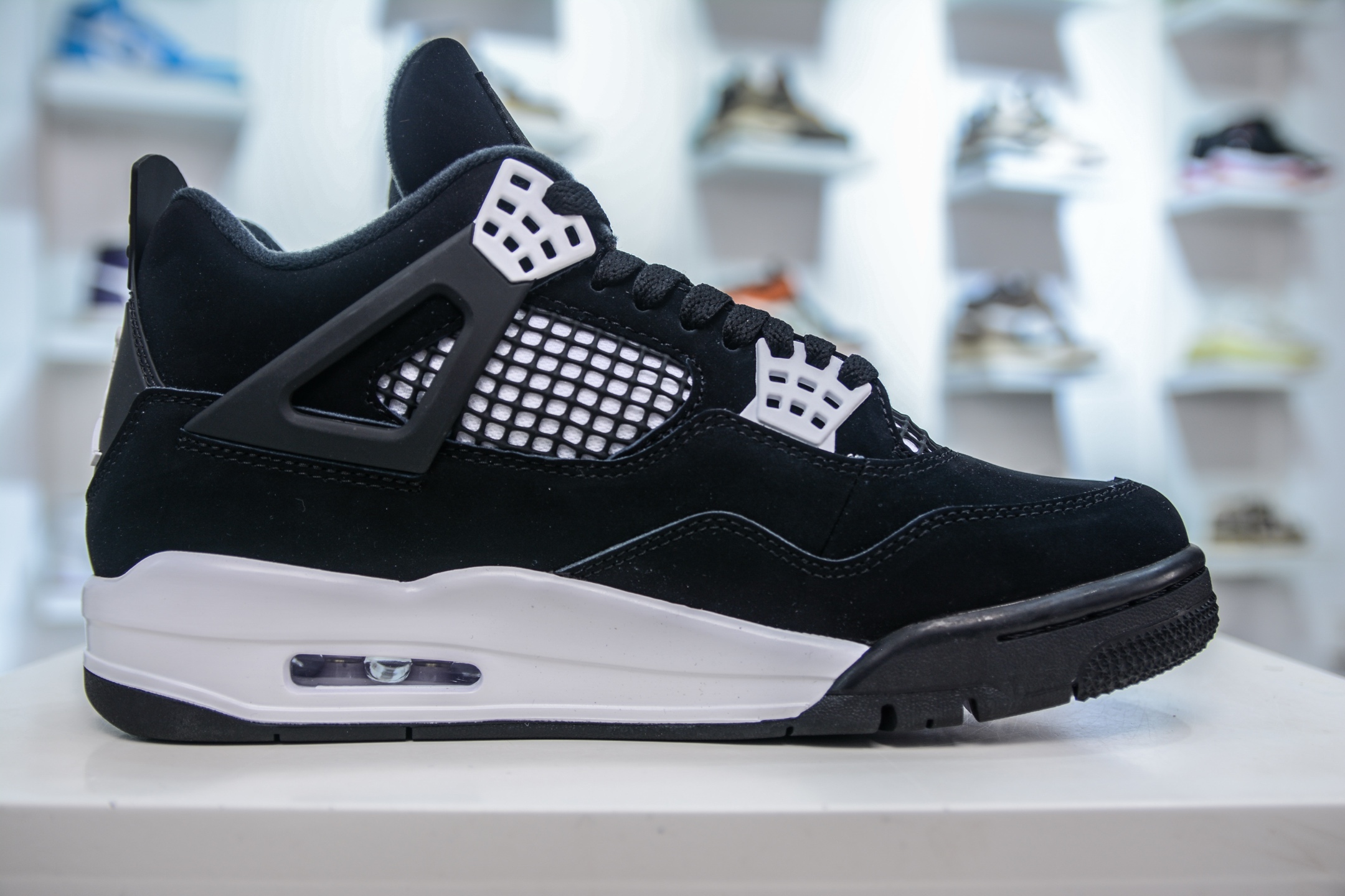 450 OG纯原 Air Jordan AJ4 Retro 白黑雷公 FQ8138-001