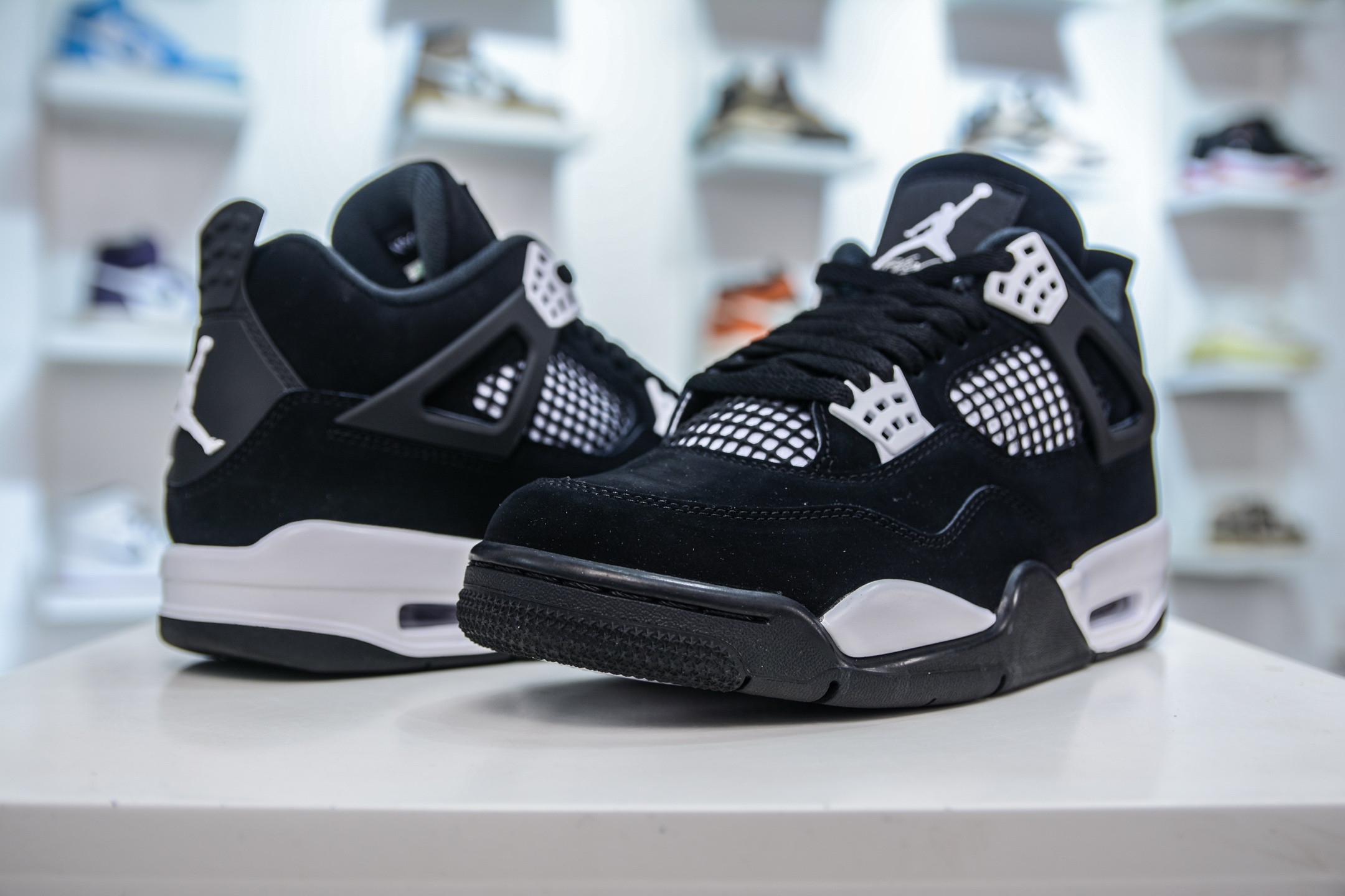 450 OG纯原 Air Jordan AJ4 Retro 白黑雷公 FQ8138-001