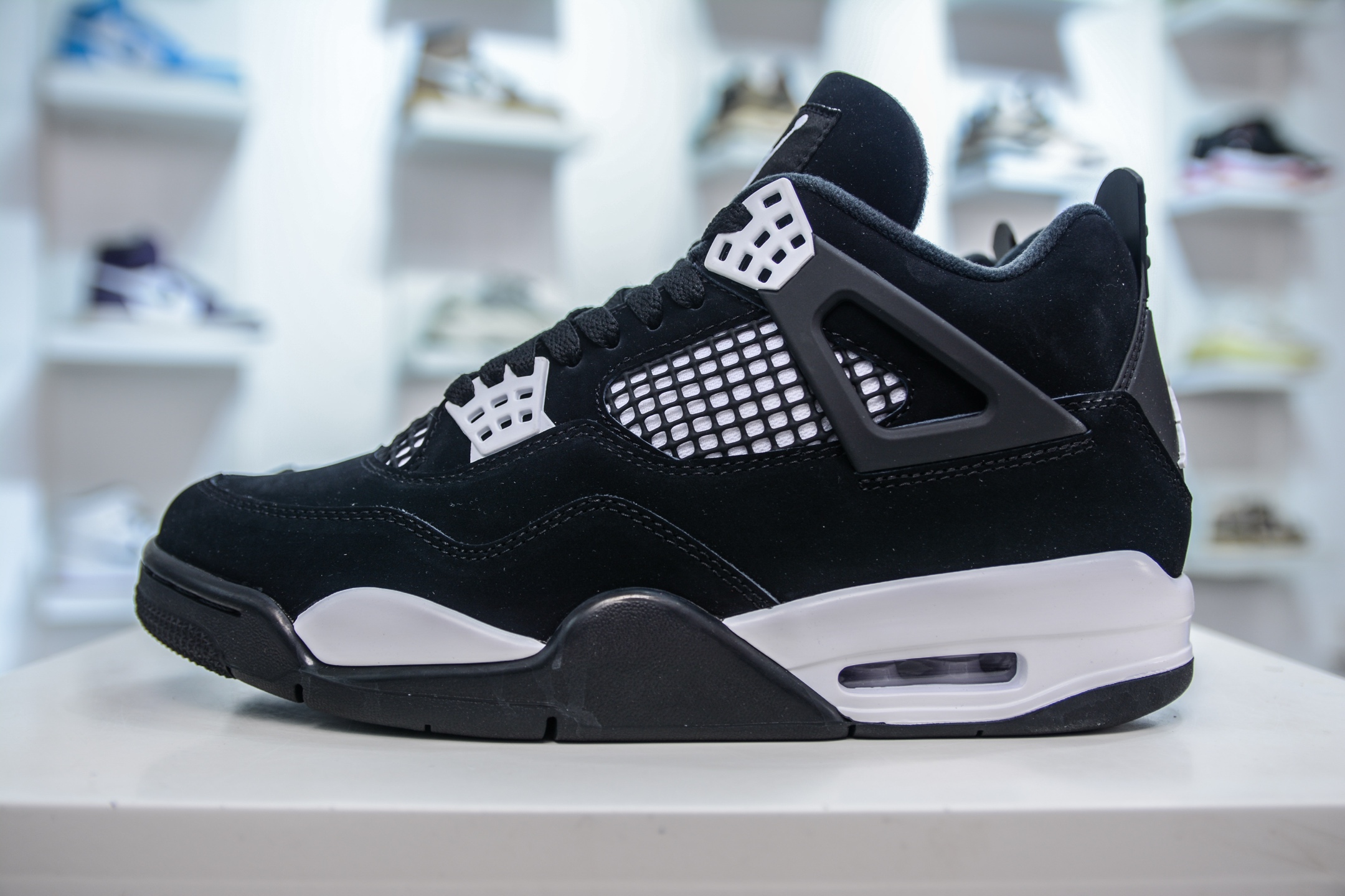 450 OG纯原 Air Jordan AJ4 Retro 白黑雷公 FQ8138-001