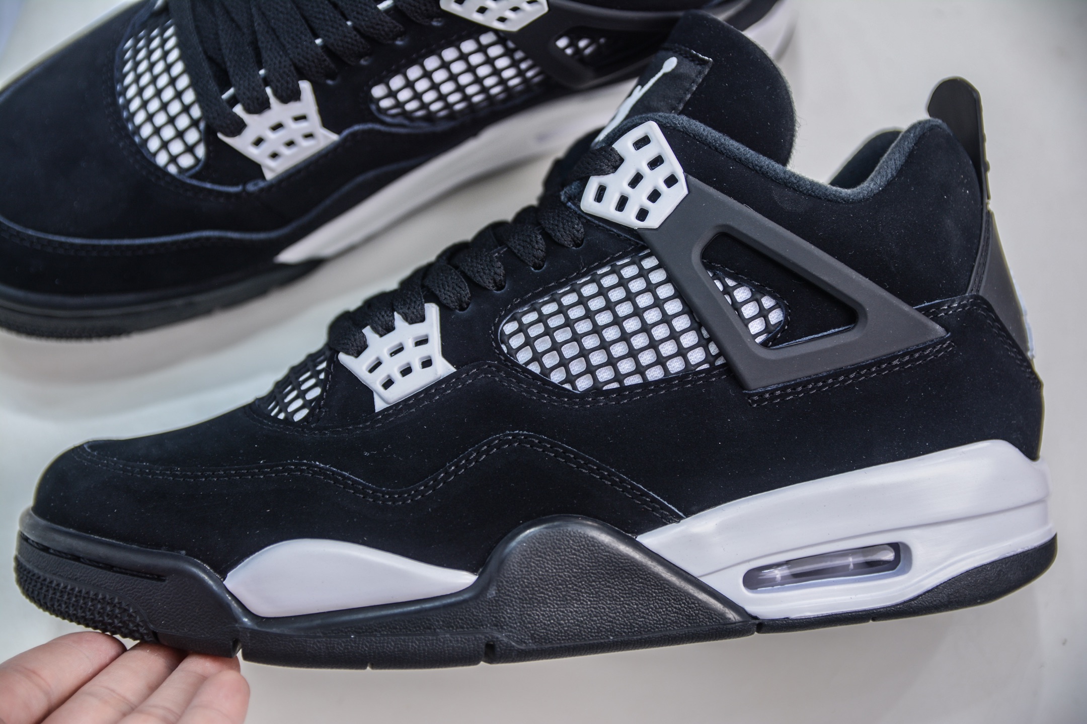 450 OG纯原 Air Jordan AJ4 Retro 白黑雷公 FQ8138-001