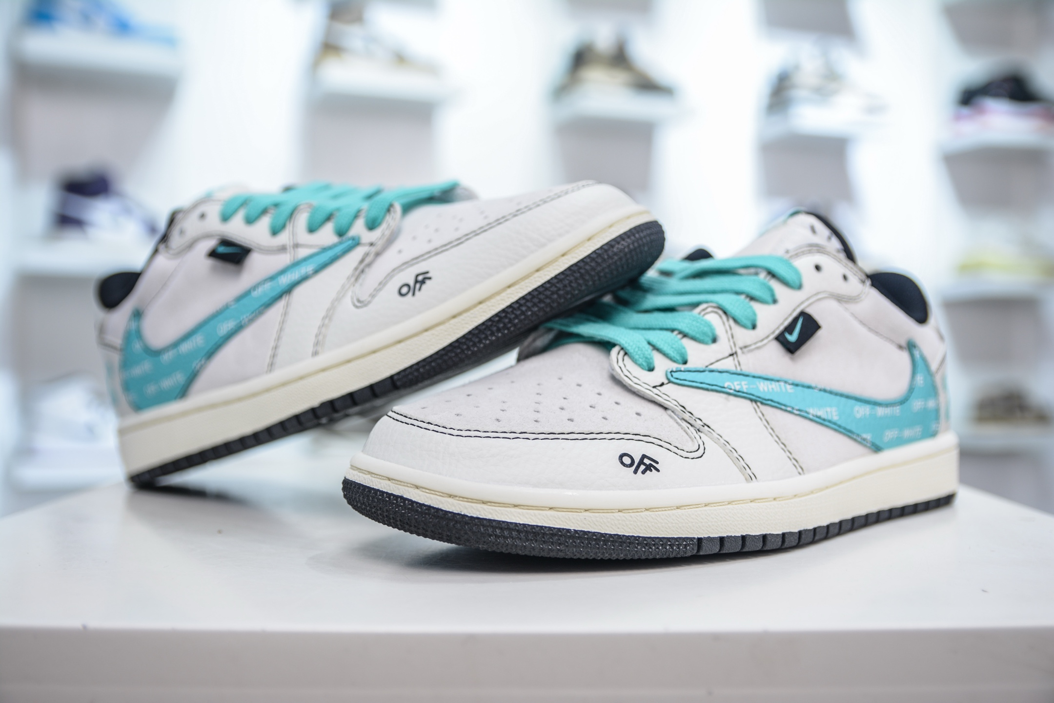 270 TS x Air Jordan x OFF-WHITE AJ1 Low 倒钩低帮OW联名 XZ5749-005