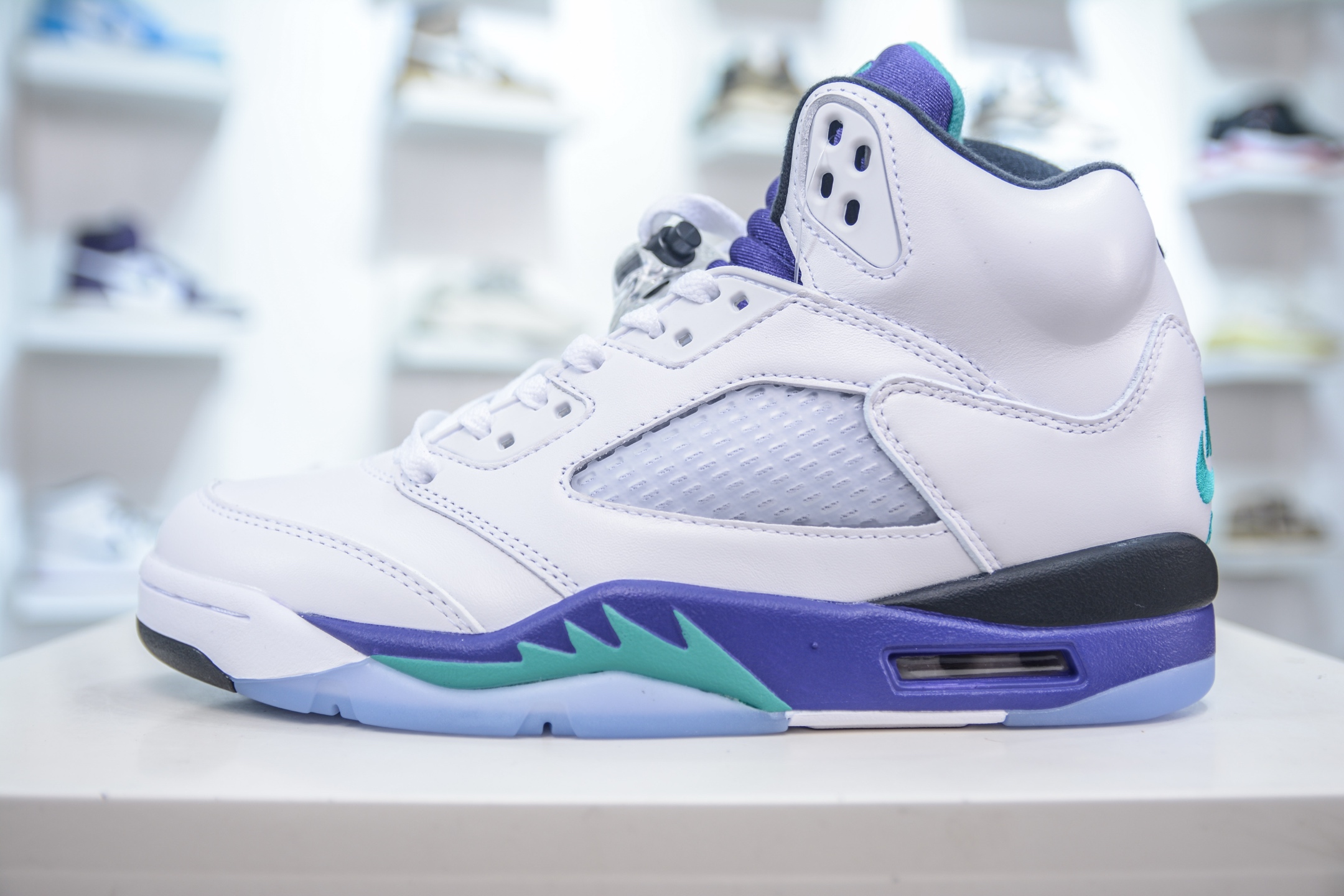 360 F版 Nike Air Jordan 5 OG ”Grape” AJ5 白紫 HQ7978-100