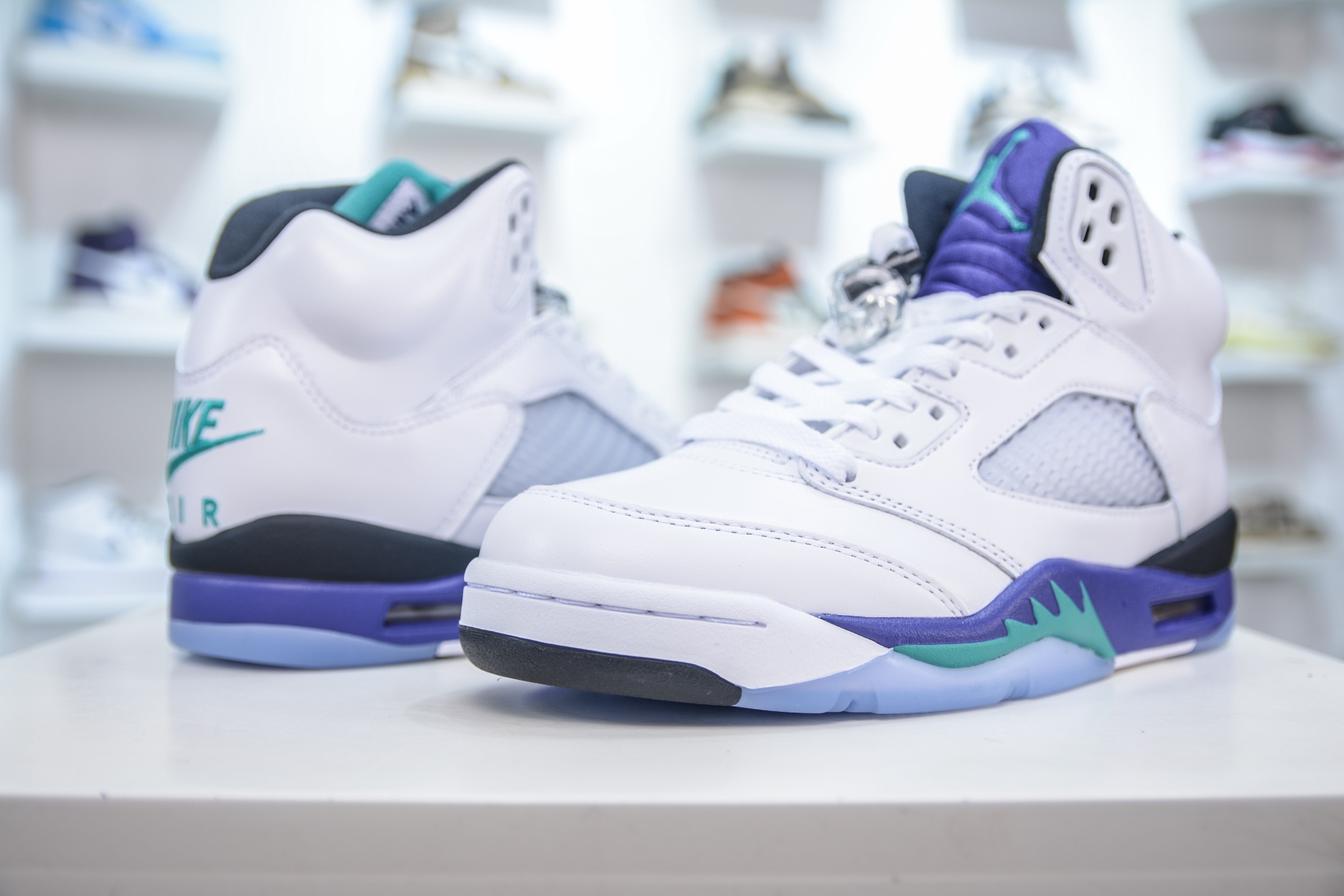 360 F版 Nike Air Jordan 5 OG ”Grape” AJ5 白紫 HQ7978-100