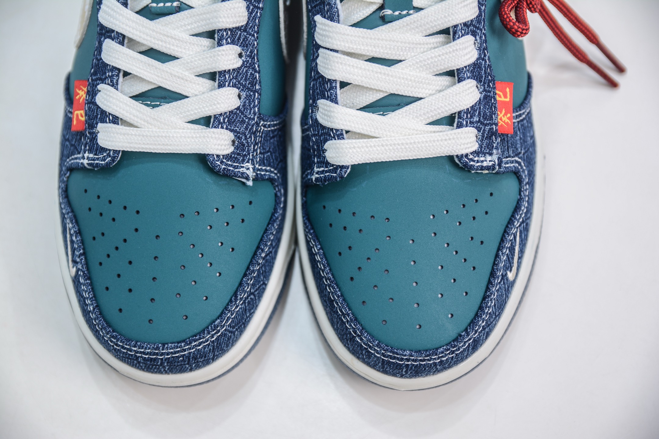 Stussy x NIKE Dunk Low 低帮蛇年限定 斯图西联名-藏青蓝米白蛇纹勾 CH8311-283
