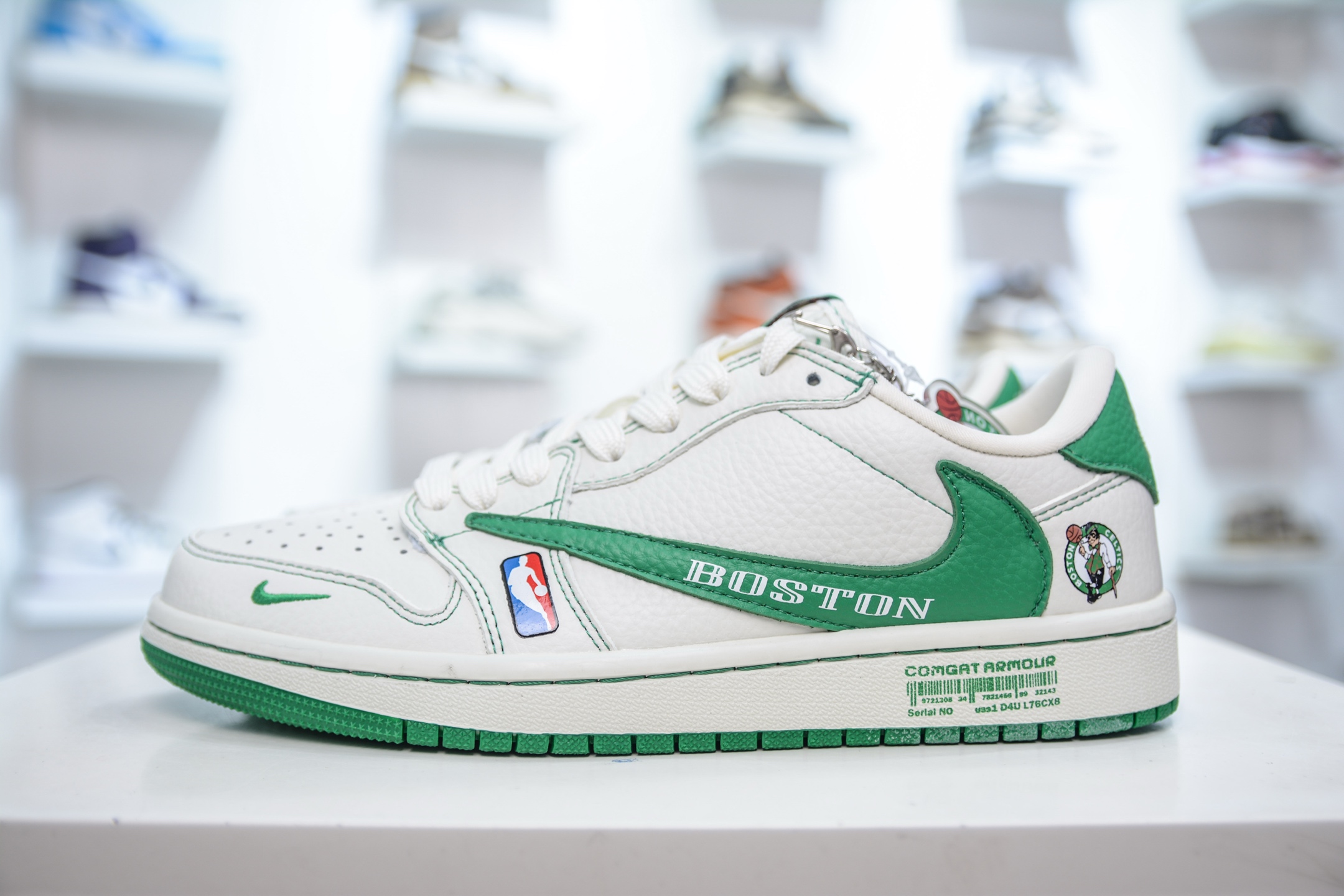 Air Jordan 1 Low OG SP 'Boston Celtics' Custom Shoes - Premium Comfort 2 i1747590443465 2516 0 0