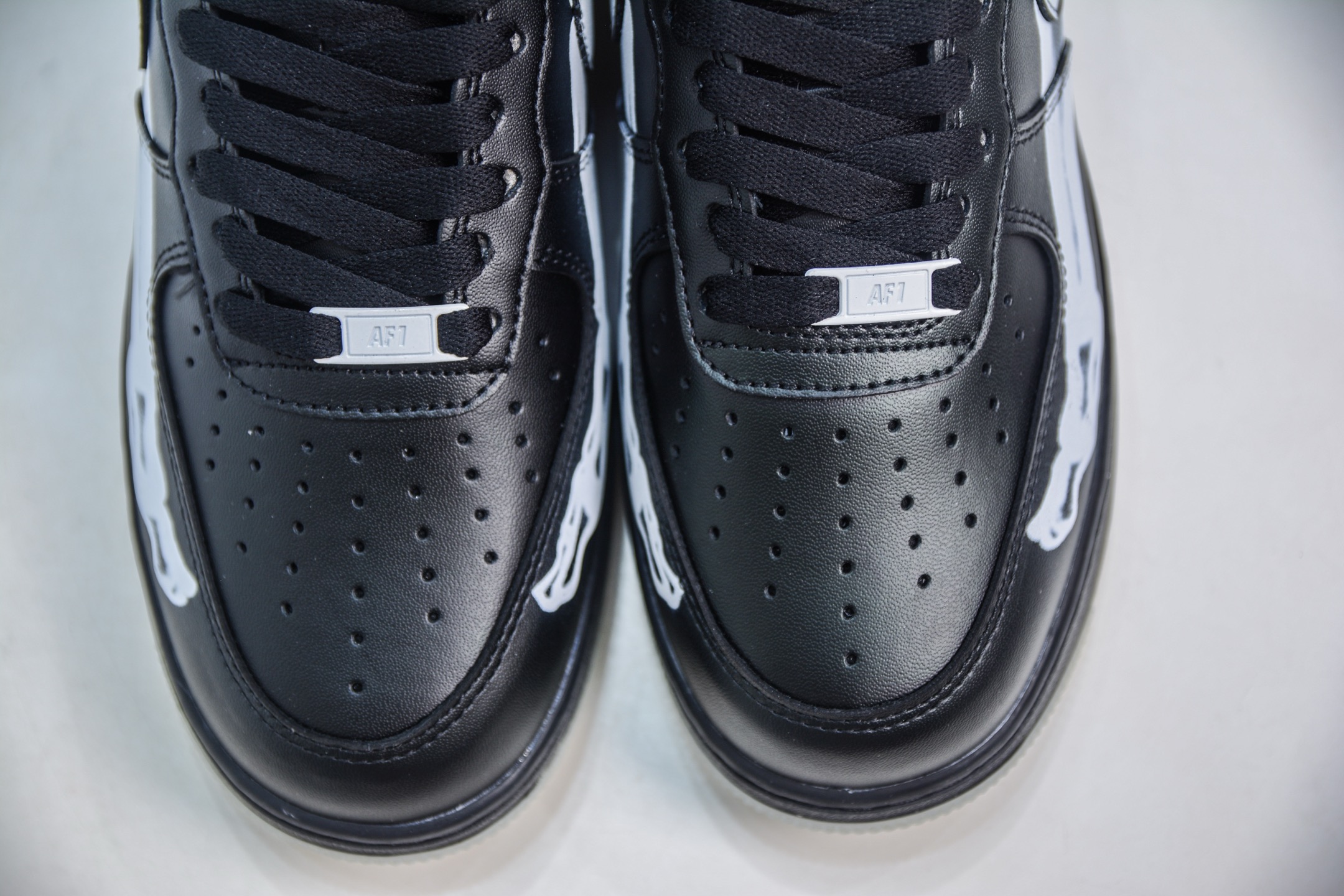 180 PB版 NK Air Force 1 Low 07 万圣节 透视骨骼 夜光骨头 空军一号低帮百搭休闲运动板鞋 BQ7541-001