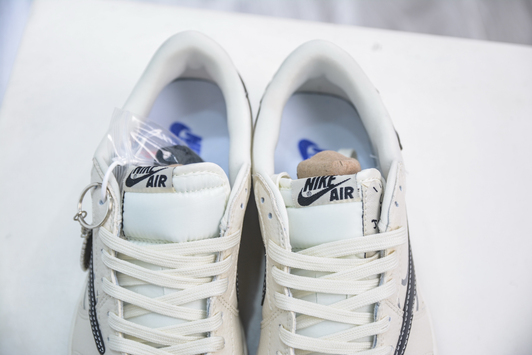 270 TS x Air Jordan x Fragment Design AJ1 Low 倒钩低帮联名藤原浩闪电-虚影黑勾 LD2025-029