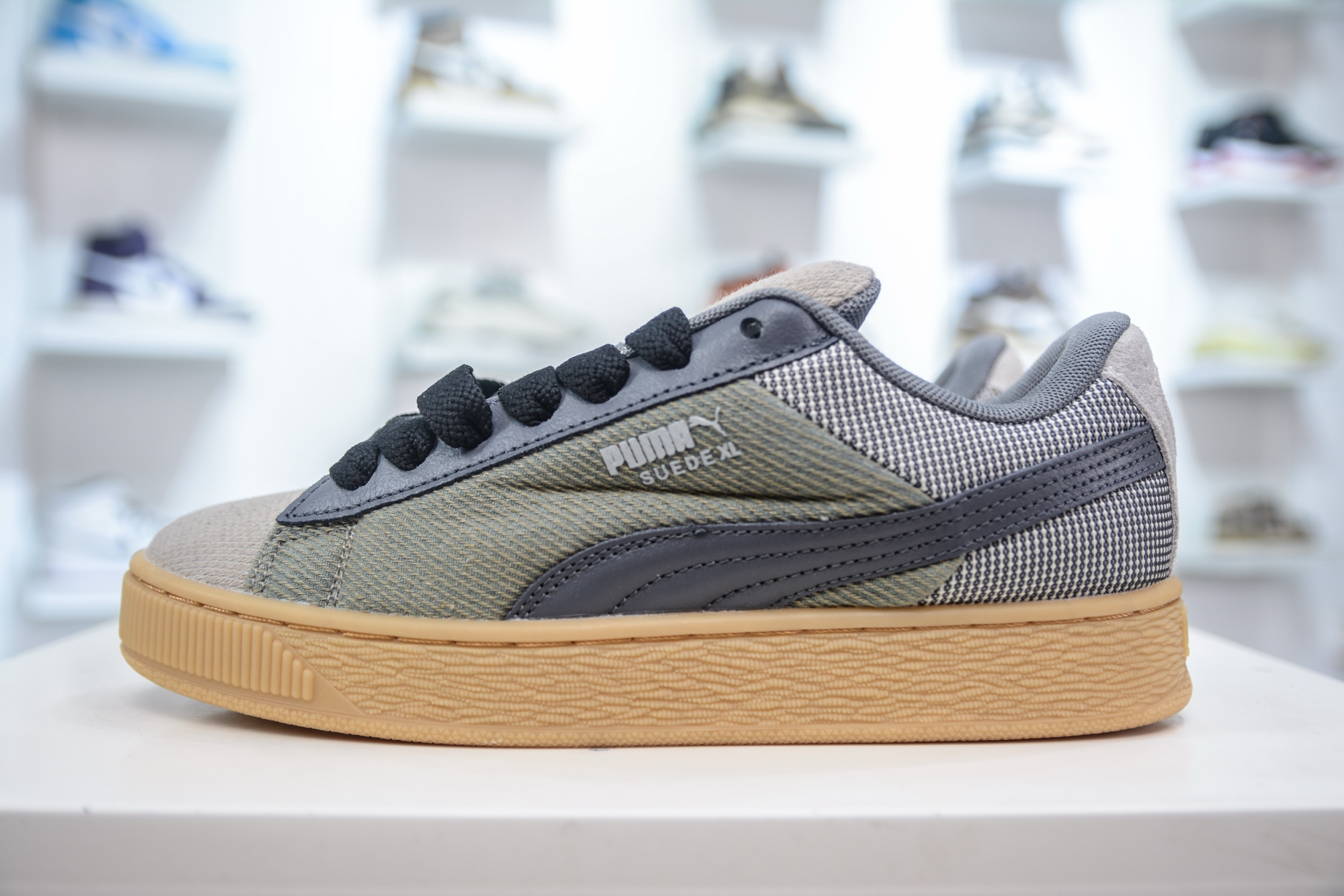 170 PUMA Suede XL 厚鞋舌轻便防滑低帮板鞋 398397-02
