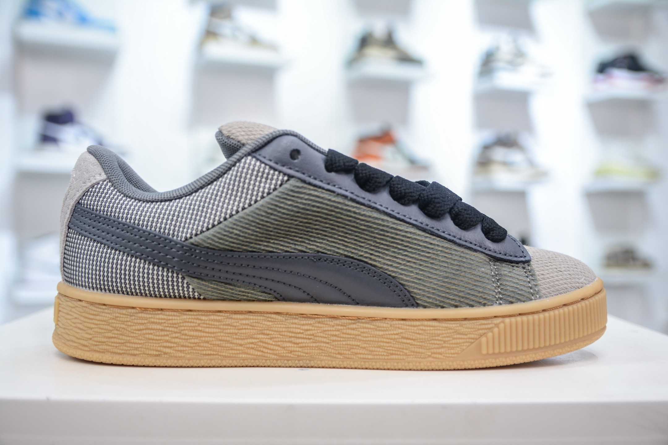 170 PUMA Suede XL 厚鞋舌轻便防滑低帮板鞋 398397-02
