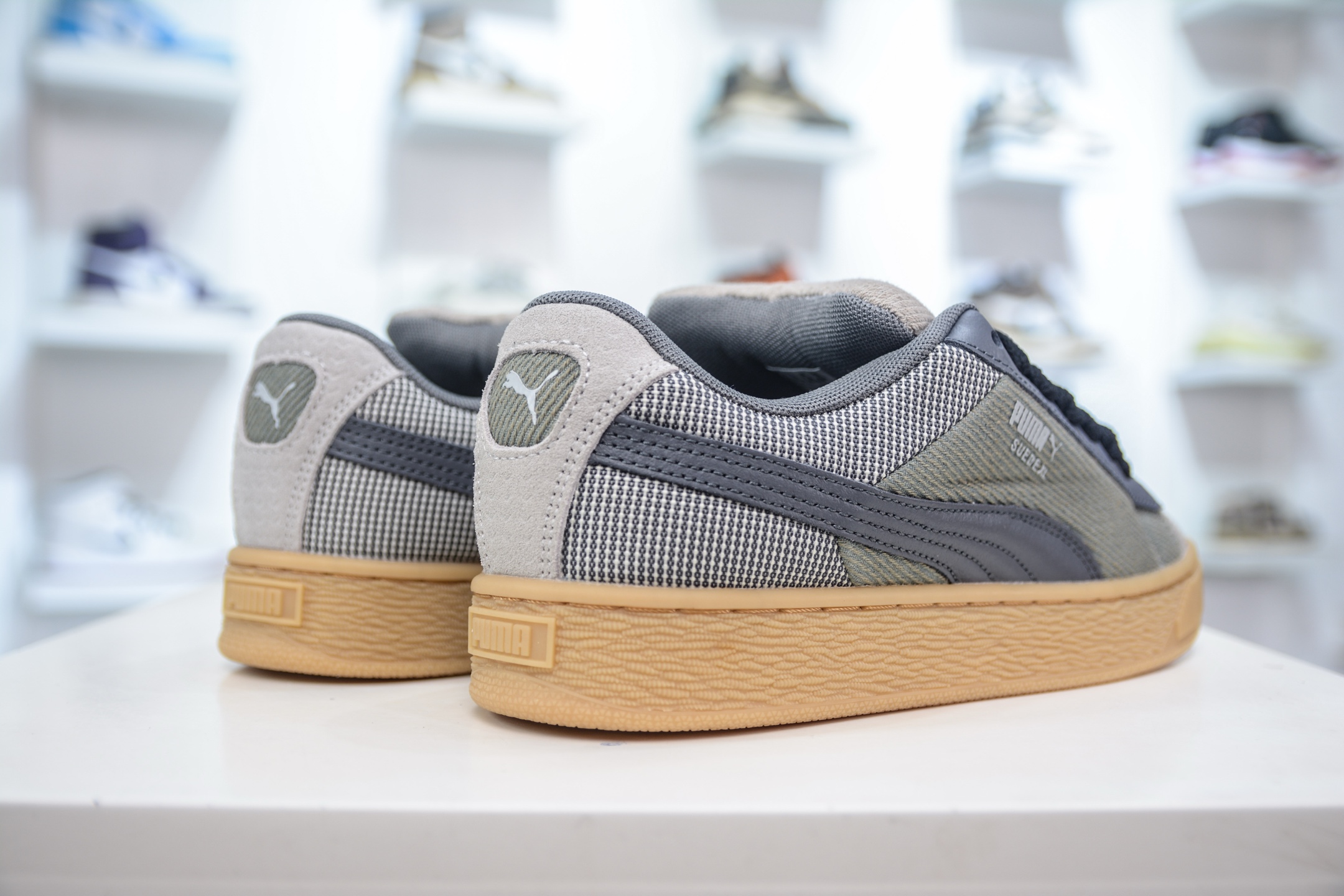 170 PUMA Suede XL 厚鞋舌轻便防滑低帮板鞋 398397-02