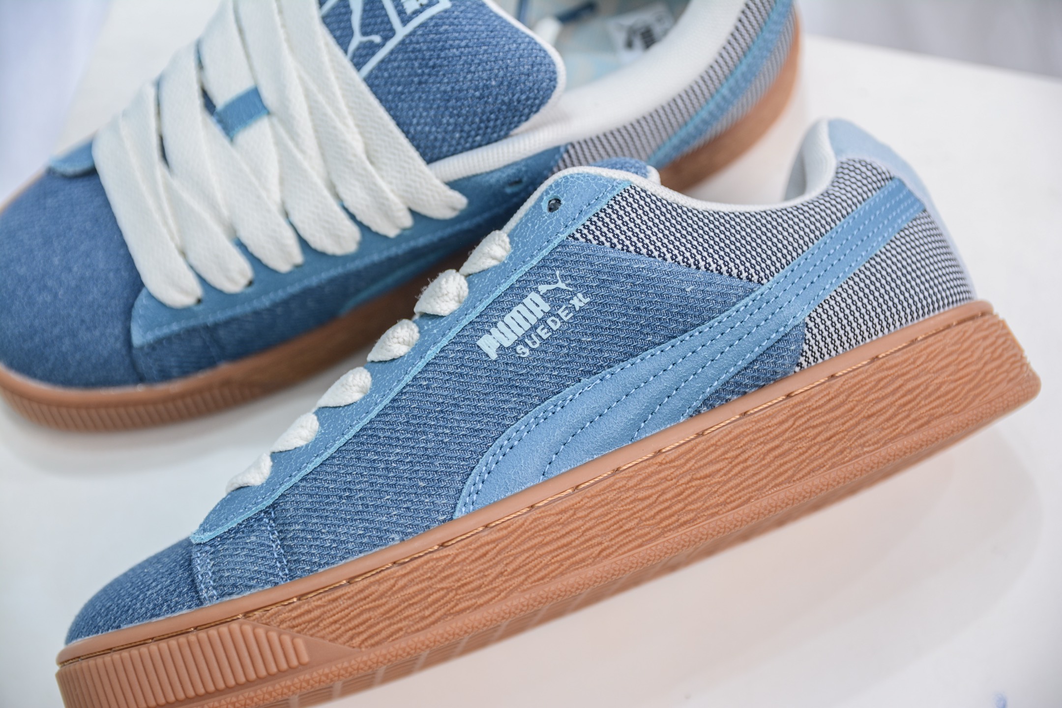 170 PUMA Suede XL 厚鞋舌轻便防滑低帮板鞋 398397-01
