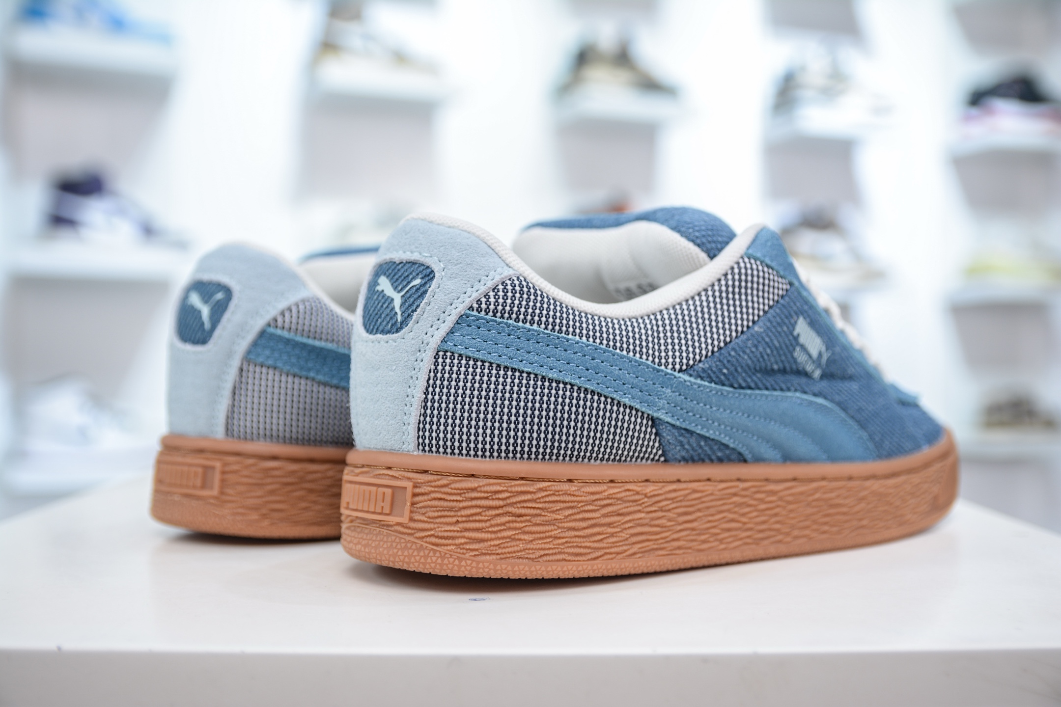 170 PUMA Suede XL 厚鞋舌轻便防滑低帮板鞋 398397-01