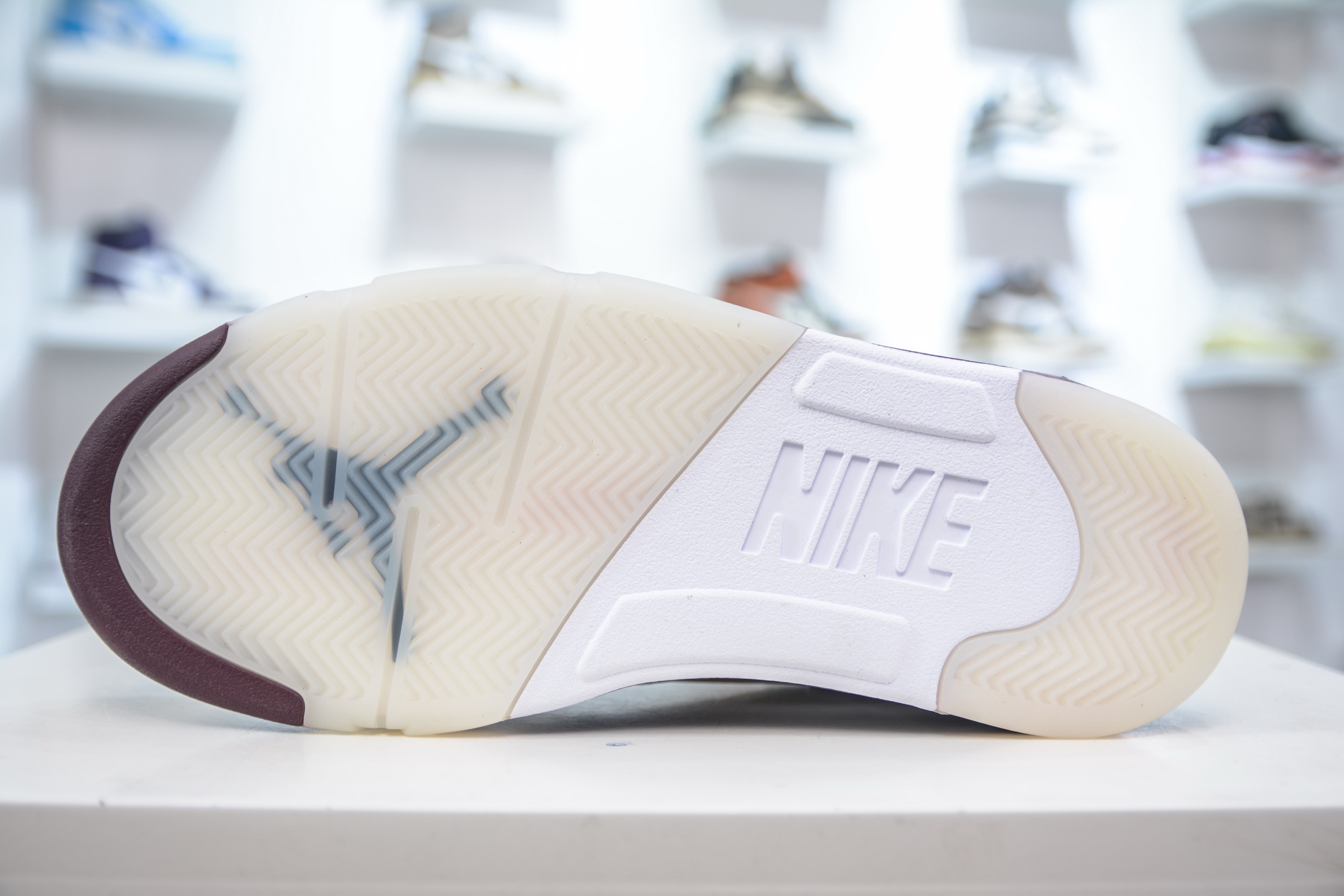 360 F版 A Ma Maniére x Air Jordan 5 Retro”Burgundy Crush” AJ5代 复刻白红棕 IB1528-100