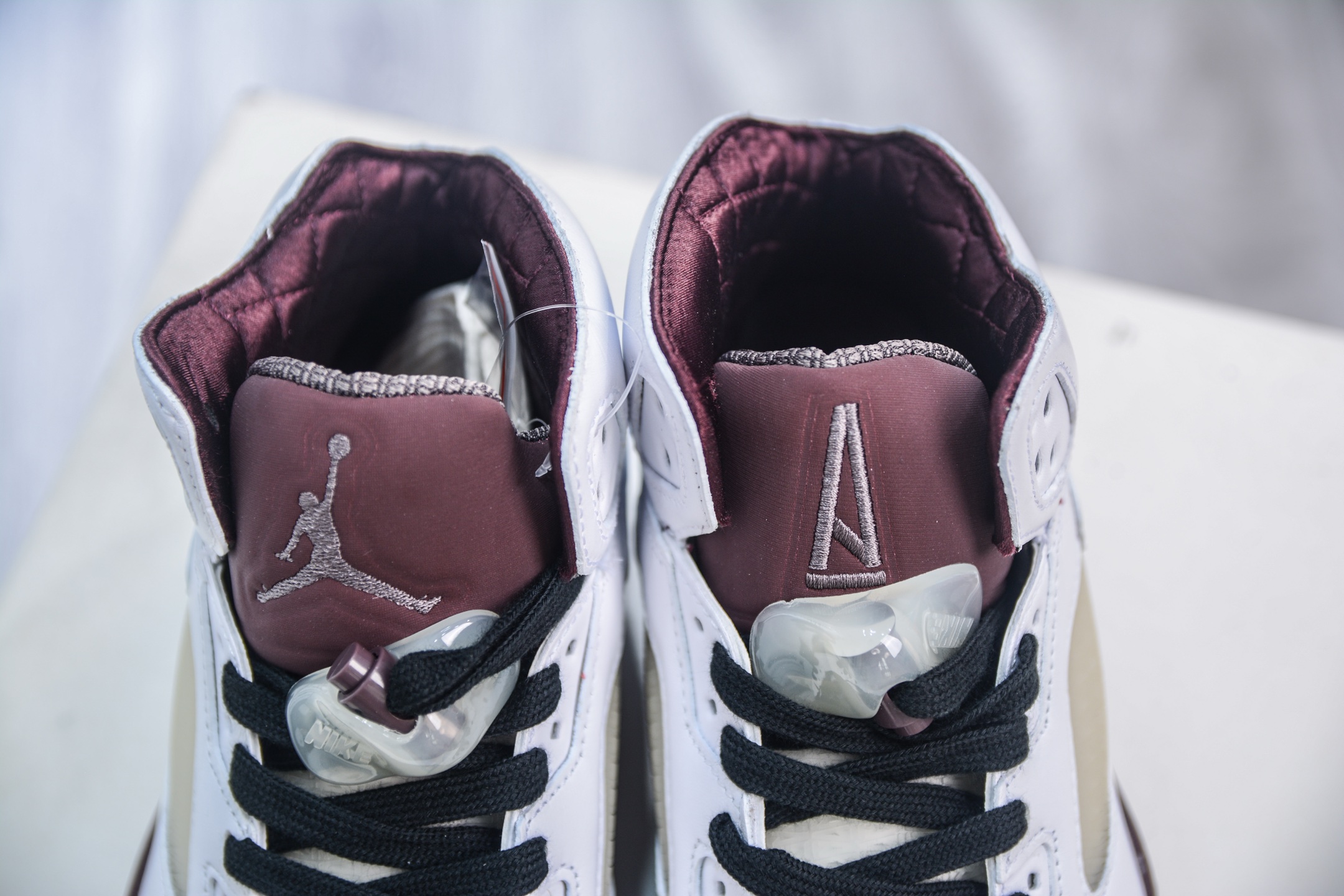 360 F版 A Ma Maniére x Air Jordan 5 Retro”Burgundy Crush” AJ5代 复刻白红棕 IB1528-100