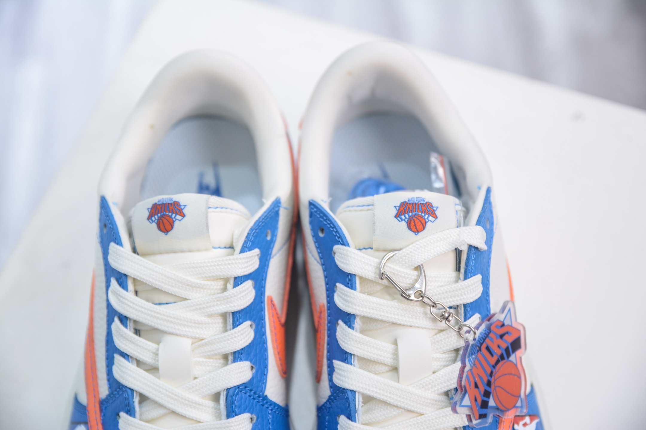 Travis Scott x Fragment Design x Air Jordan 1 Low OG SP AJ1 纽约尼克斯联名-白蓝橙勾 SC9207-028