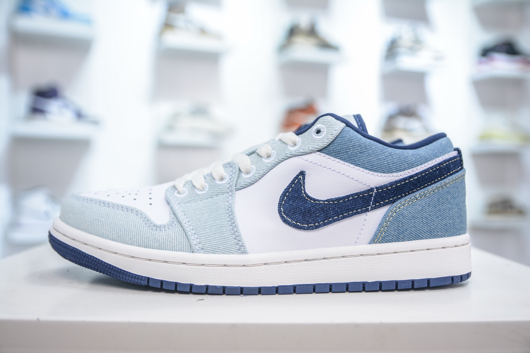 220 DT纯原 Air Jordan AJ1 Low 低帮 白蓝牛仔 IH0648-141