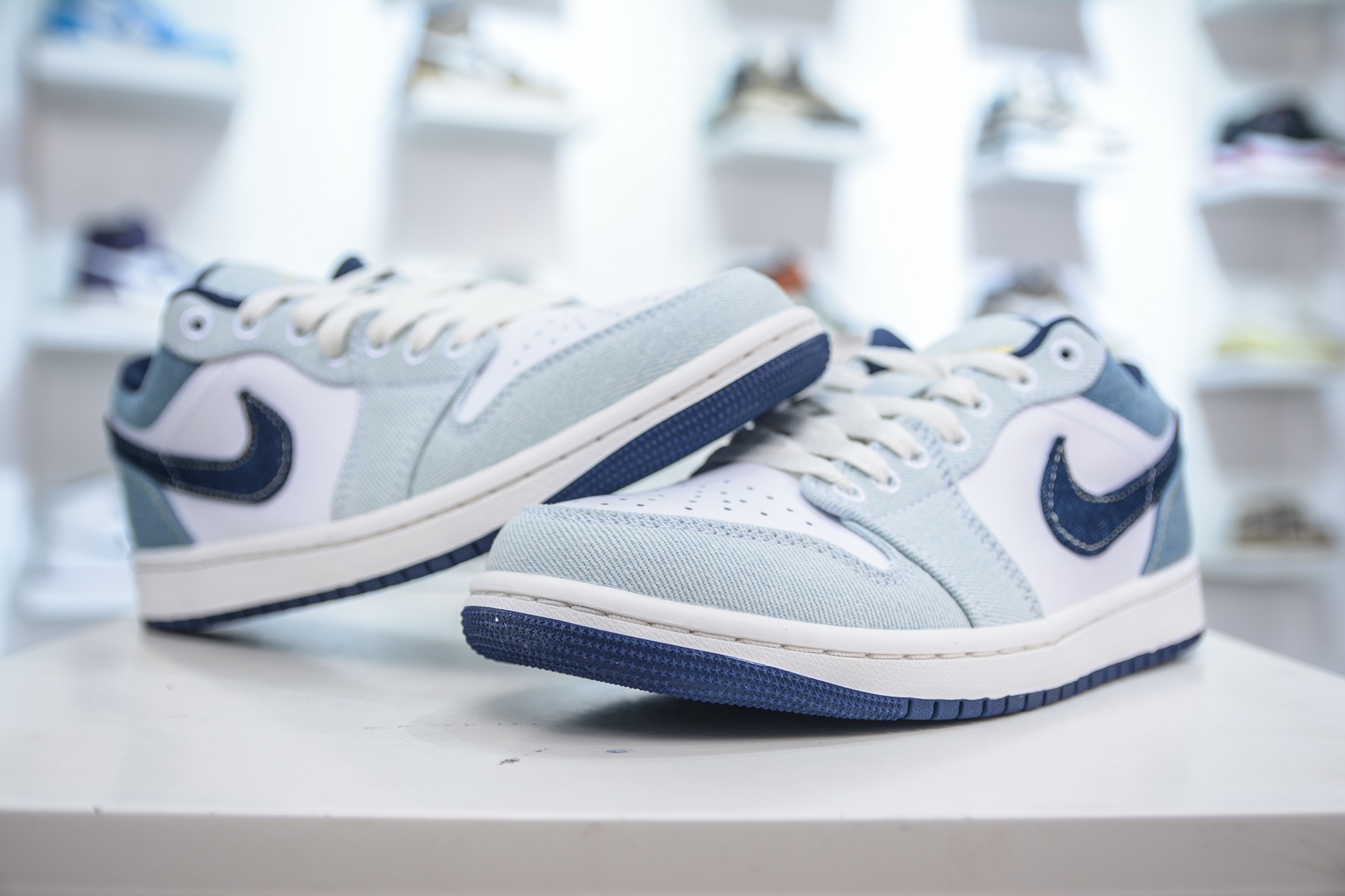 220 DT纯原 Air Jordan AJ1 Low 低帮 白蓝牛仔 IH0648-141