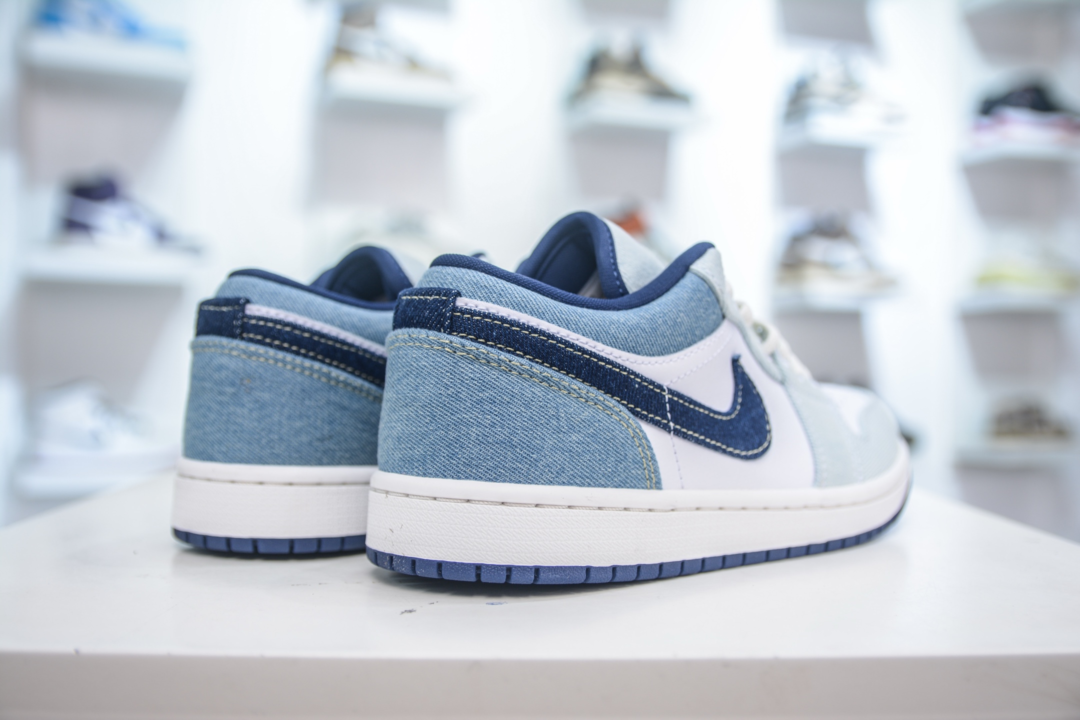 220 DT纯原 Air Jordan AJ1 Low 低帮 白蓝牛仔 IH0648-141