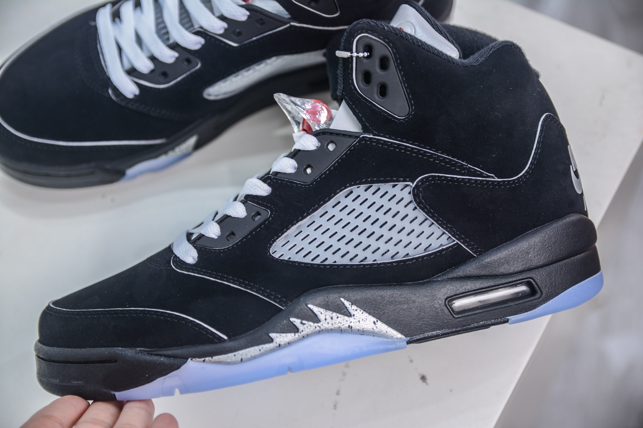 360 F版 Air Jordan AJ5 “Black Metallic Reimagined” 黑银 HF3975-001