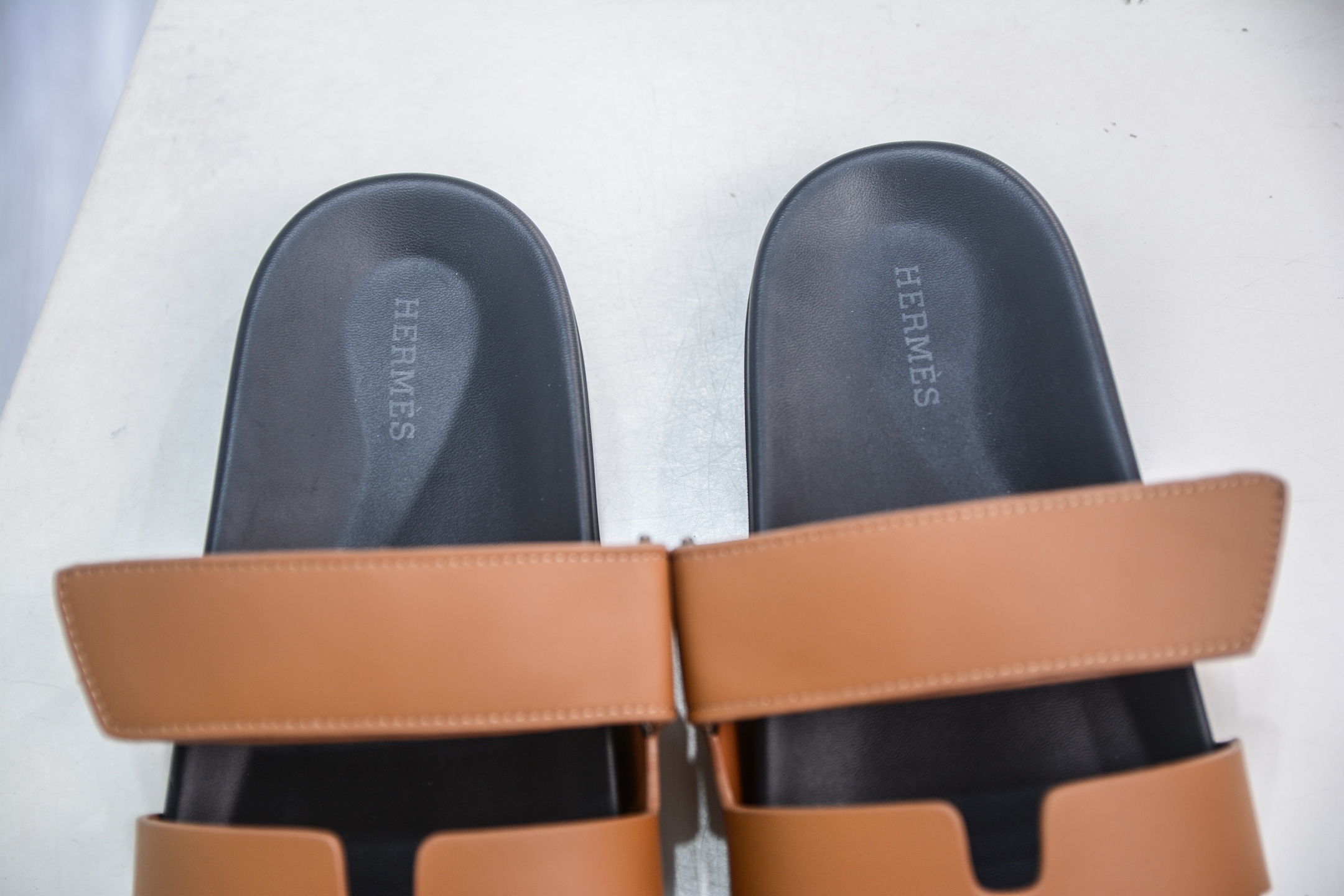 Hermes Chypre Flat Leather Sandals | Comfortable Slides for Women 8 i1748015667646 2754 0 7