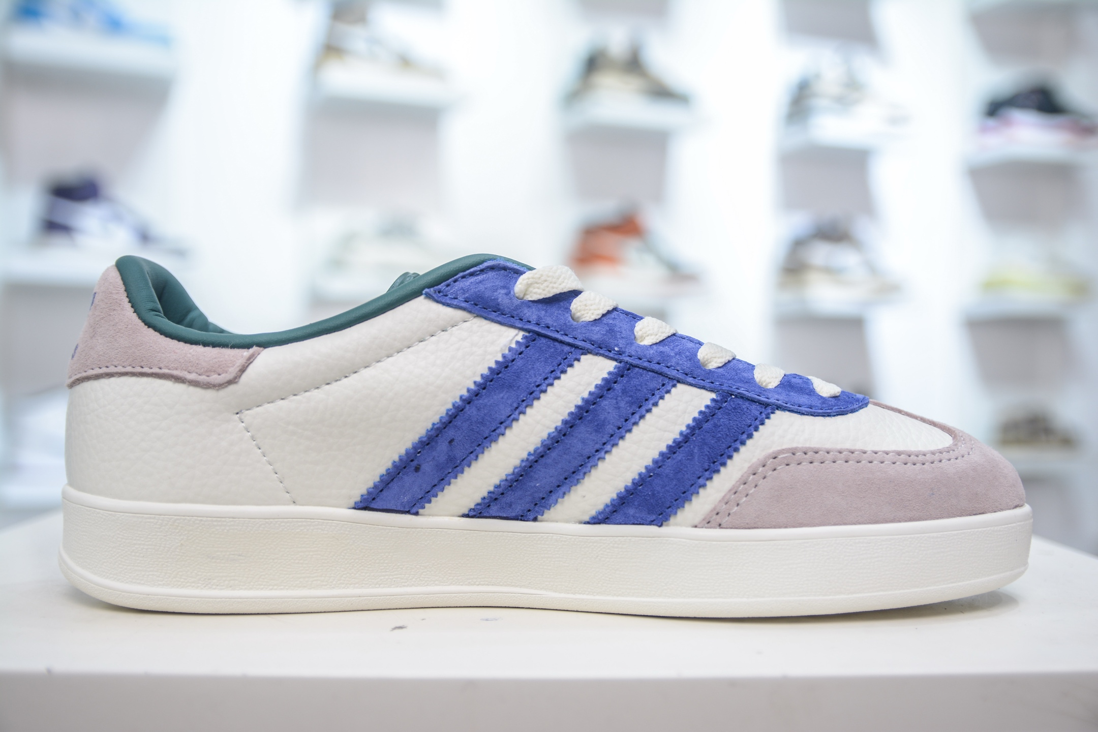 adidas Originals Gazelle INdoor x Stussy 三叶草休闲防滑耐磨低帮板鞋 DD6601