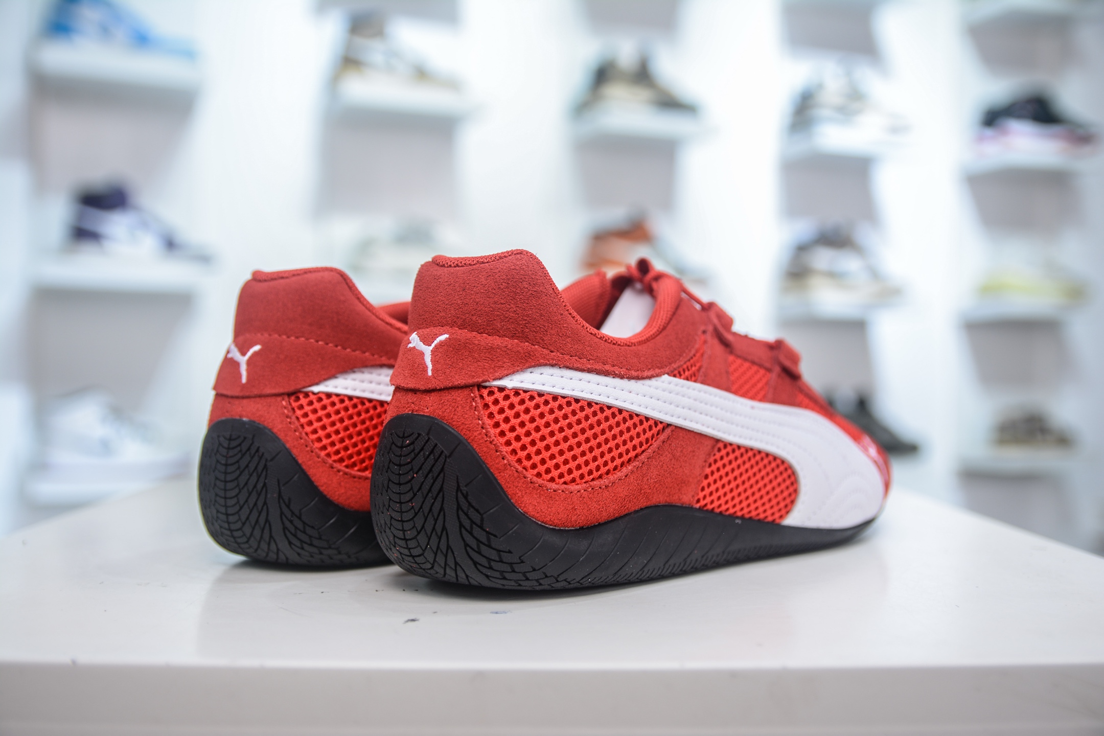 X版 PUMA Speedcat Go 薄底鞋 柔软舒适 防滑耐磨 彪马低帮复古运动休闲赛车跑鞋 403589-02