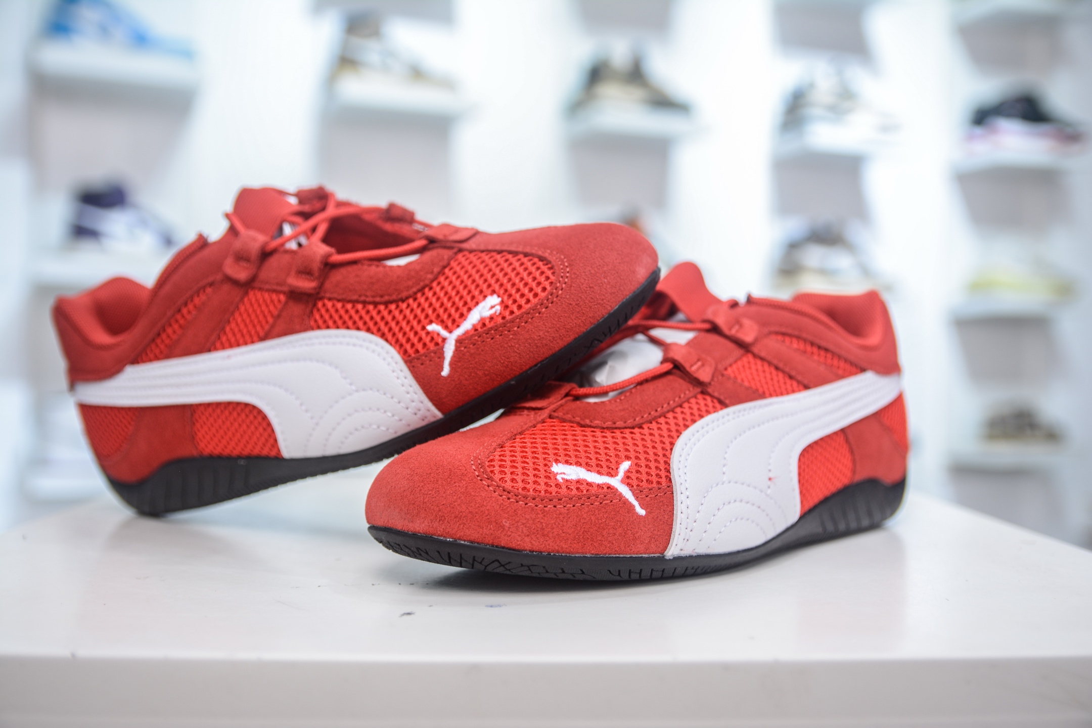 X版 PUMA Speedcat Go 薄底鞋 柔软舒适 防滑耐磨 彪马低帮复古运动休闲赛车跑鞋 403589-02