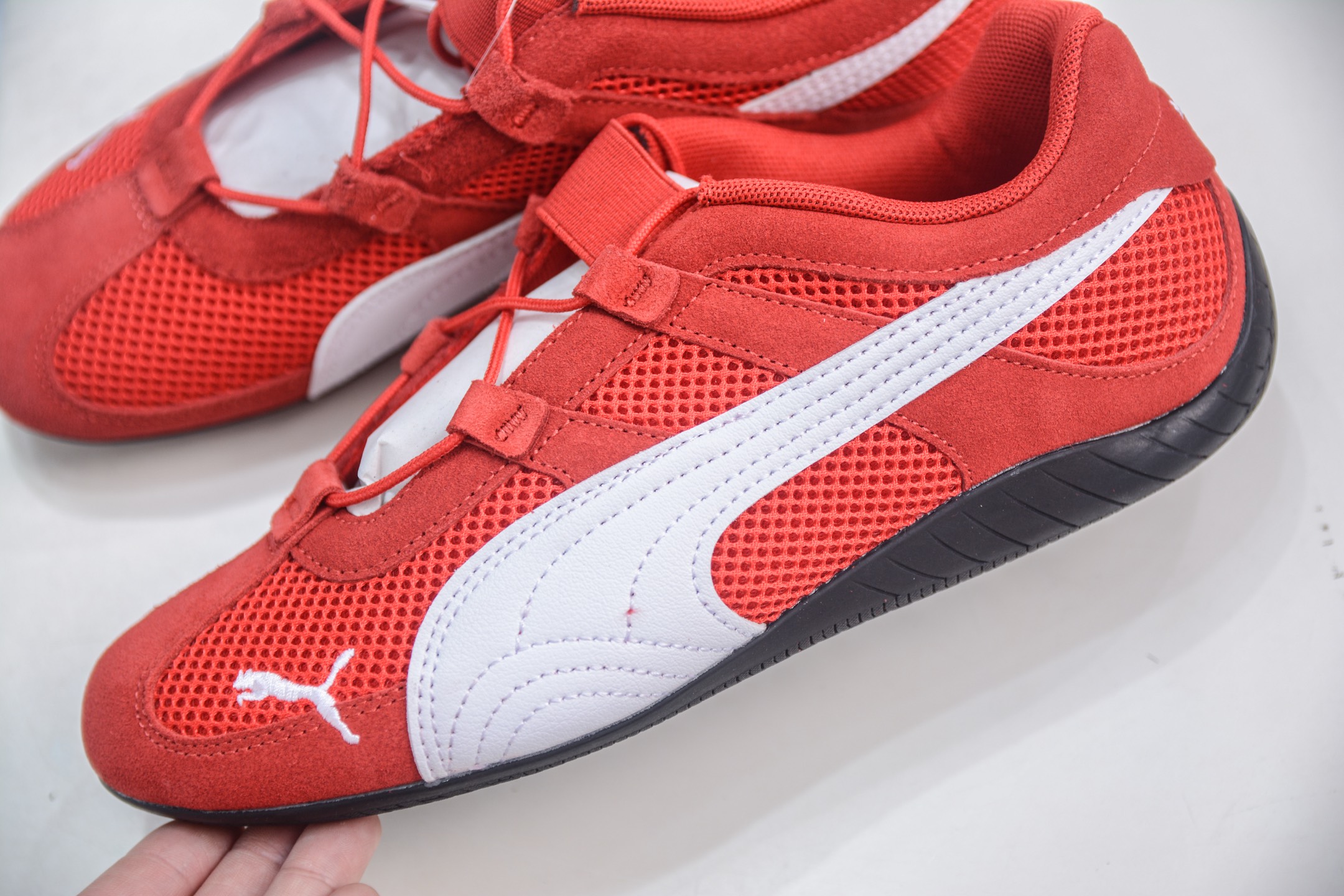 X版 PUMA Speedcat Go 薄底鞋 柔软舒适 防滑耐磨 彪马低帮复古运动休闲赛车跑鞋 403589-02